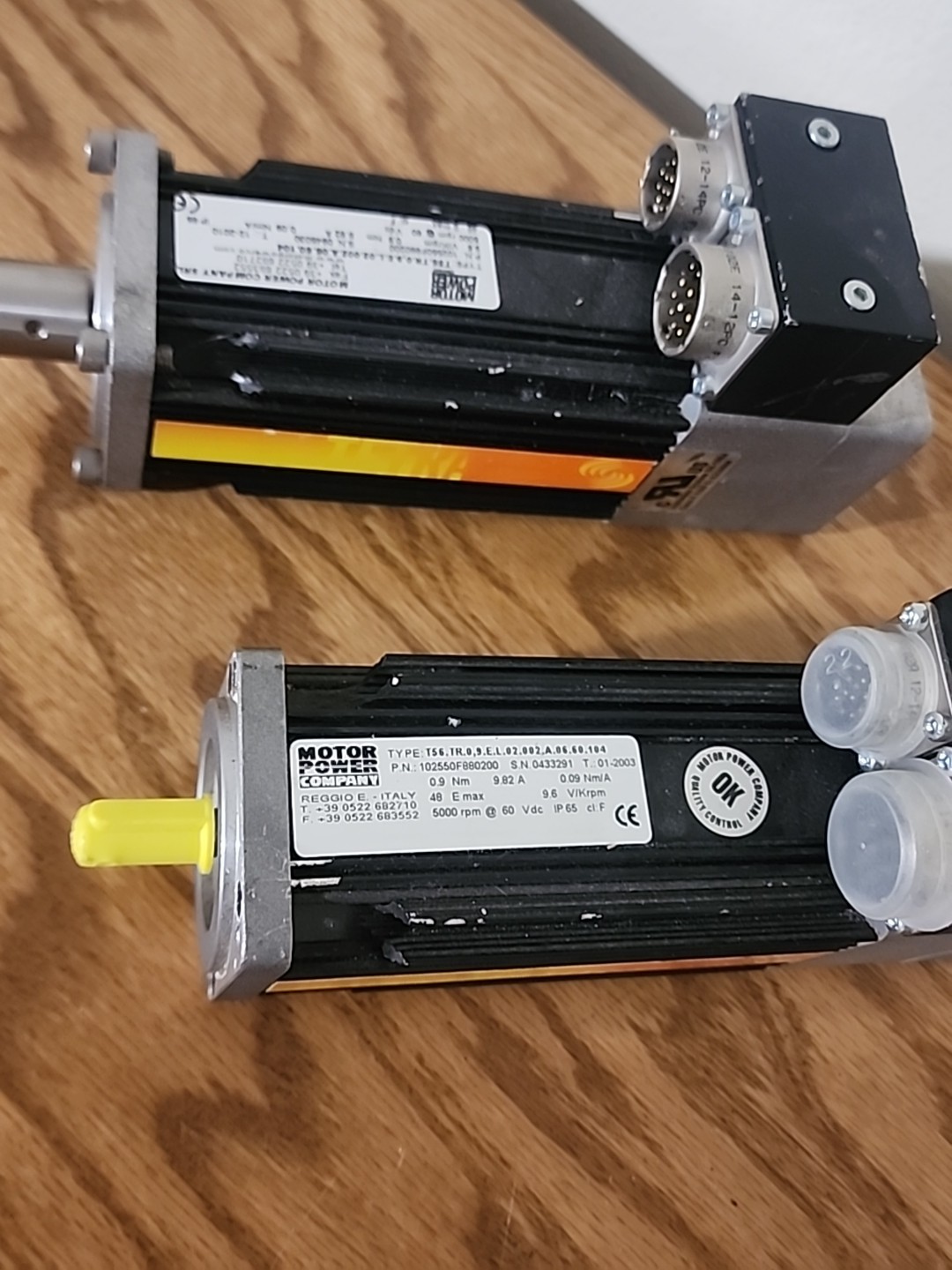 2* Motor Power Company T56.TR.0,9.E.L.02.002.A.06.60.10-104 Servo Motor