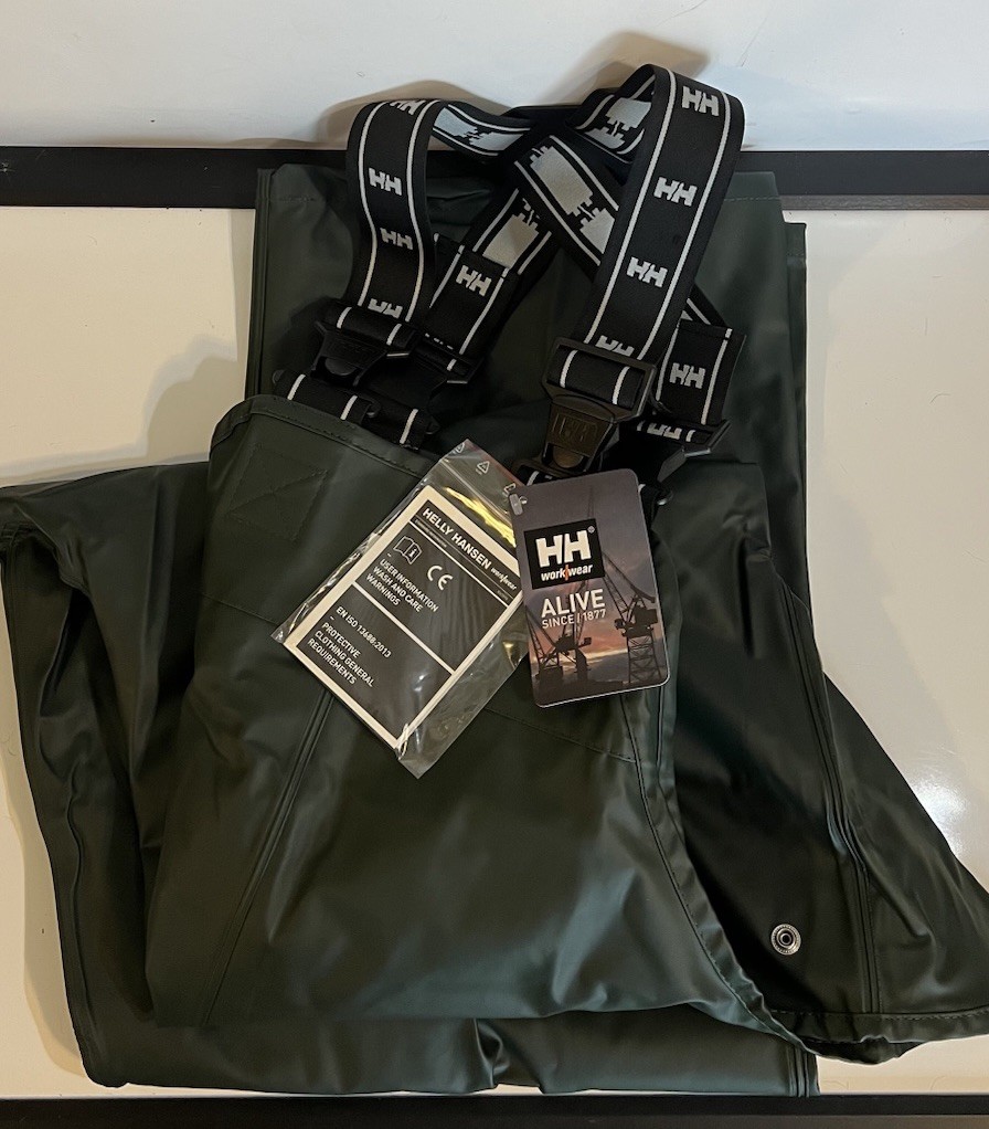 Helly Hansen 70500_490-Xl Rain Bib Overall, Cotton/Pvc