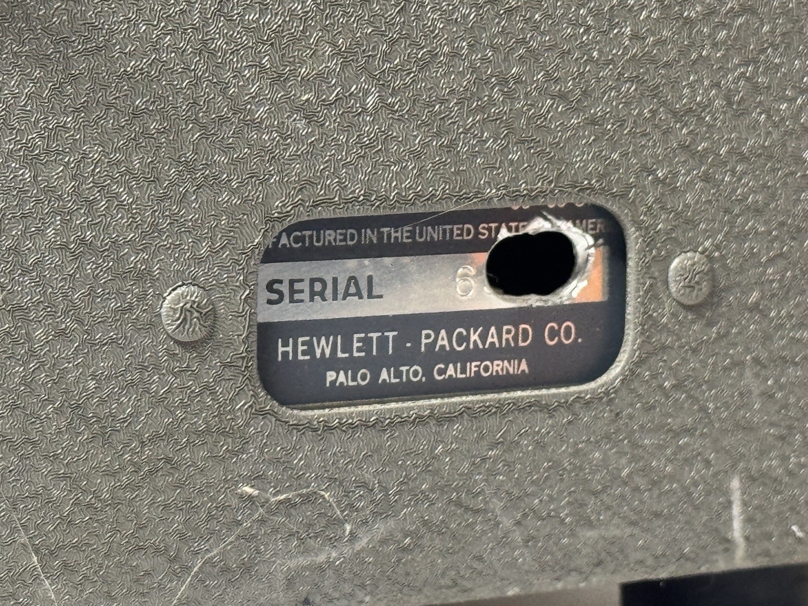 Vintage HP Hewlett-Packard 200CD Wide Range Oscillator -Powers On