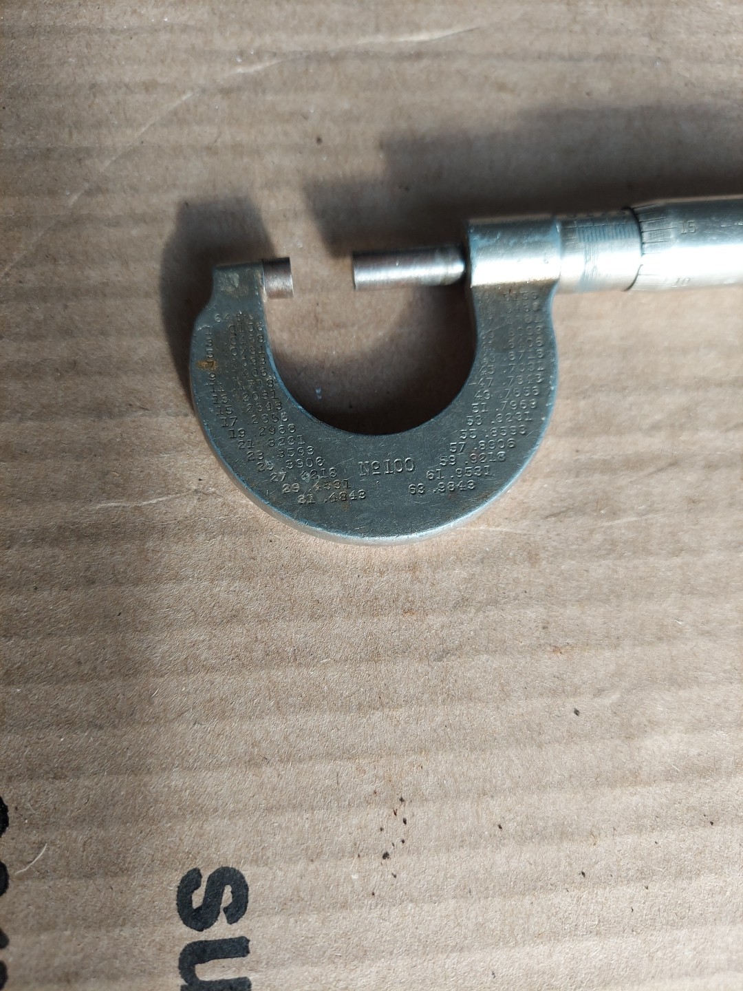 VINTAGE 0-1″ STAR TOOLS MICROMETER, USA