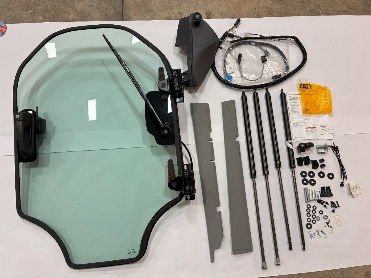 OEM Caterpillar Skid Steer Cab Door Kit 259D 289D 299D 299D3