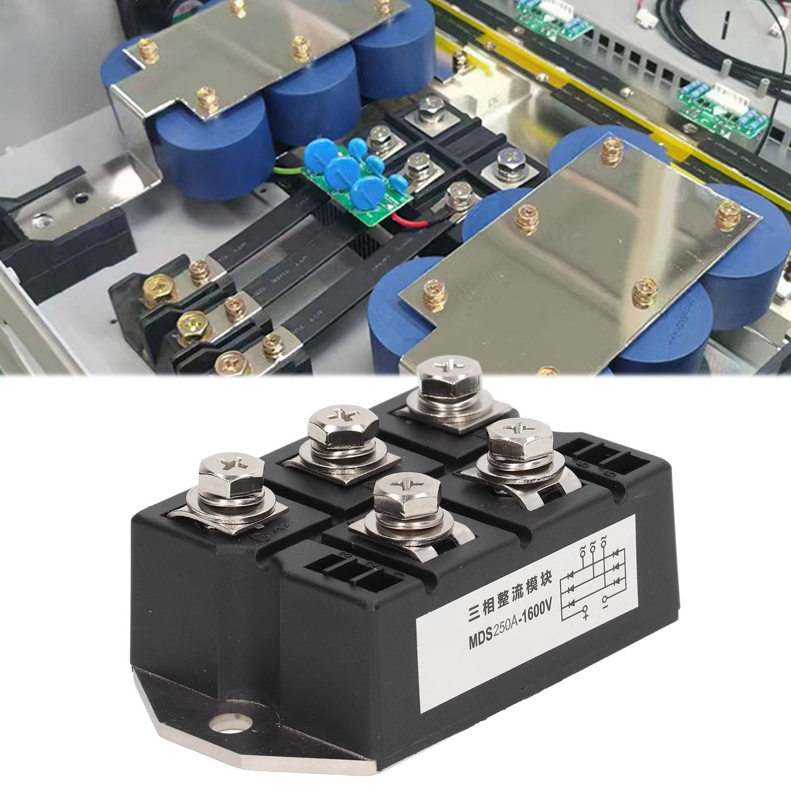 Bridge Rectifier 1600V 250A 3 Phase 5 Terminal Diode Bridge Rectifier