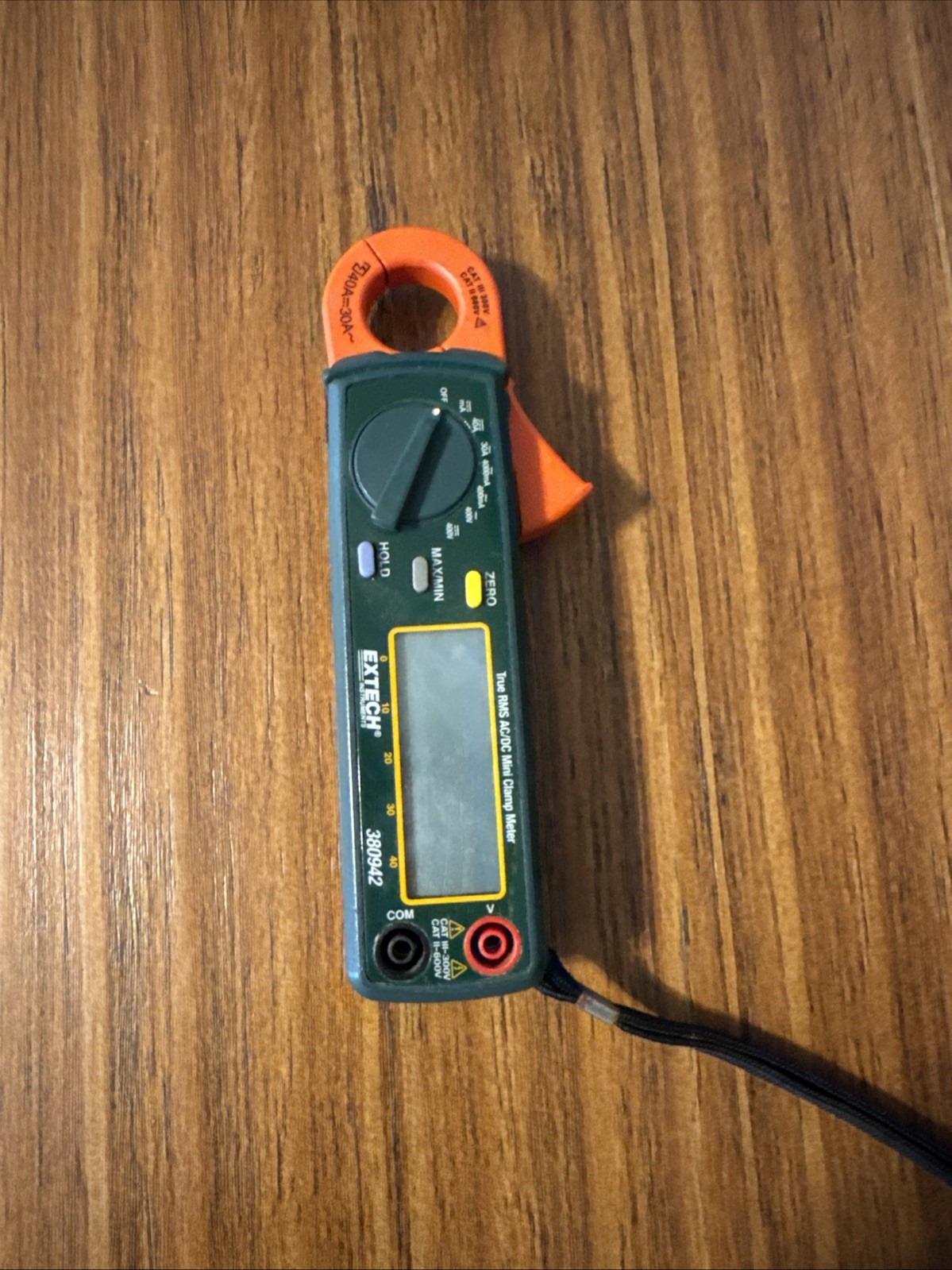 Extech 380942 TRUE RMS AC/DC Mini Clamp Meter NO LEADS