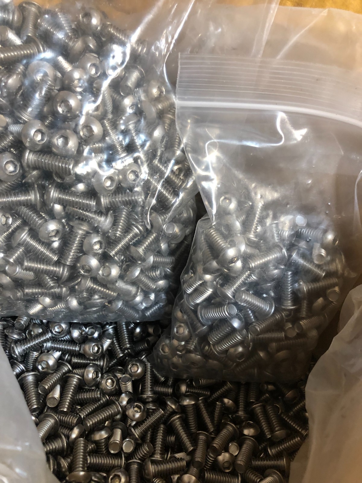 M6-1.00 x 16MM Button Head Socket Cap Screws ISO 7380 Stainless Steel Qty 800