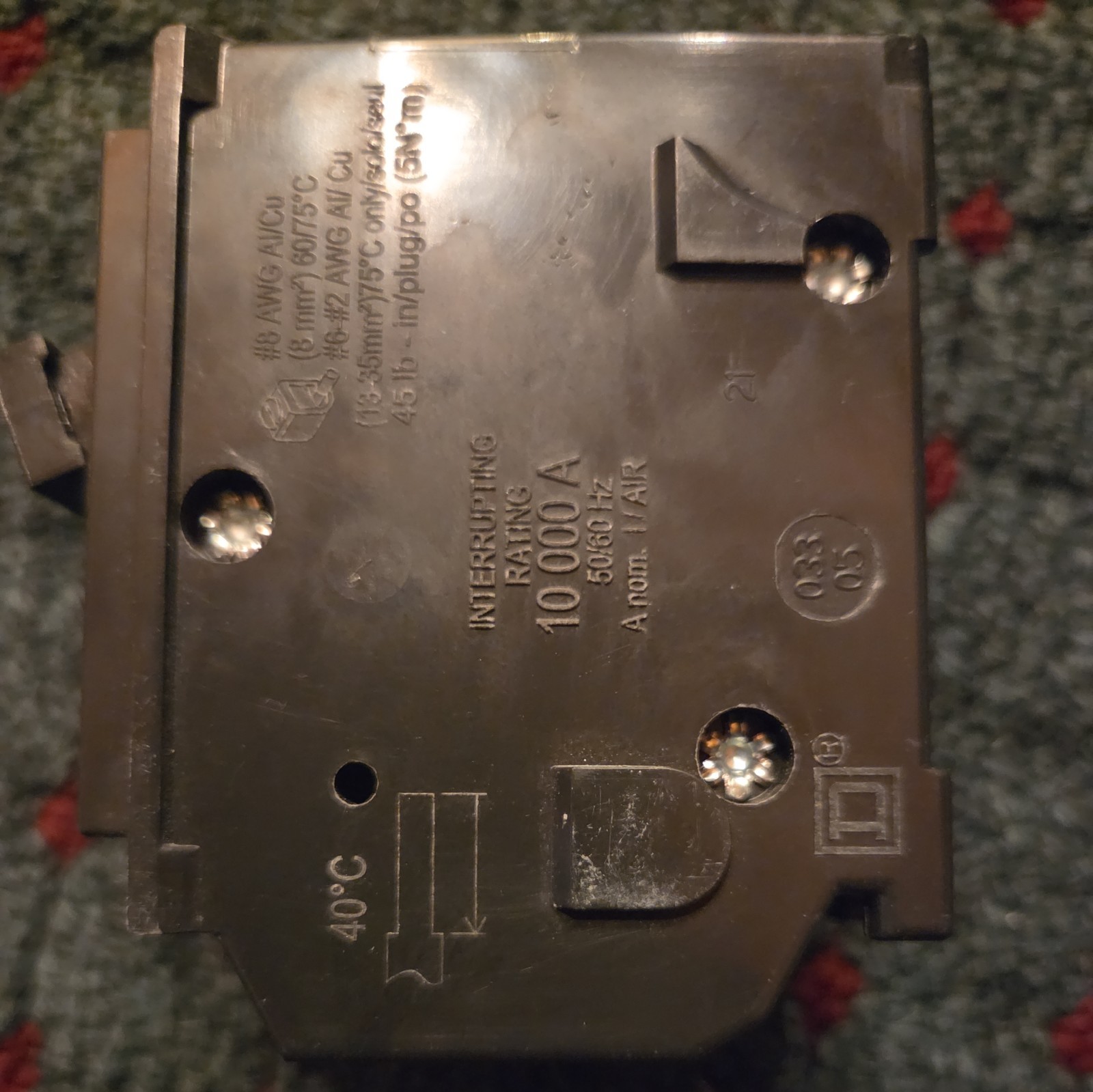 SQUARE D HOM250 2 POLE 50 AMP BREAKER