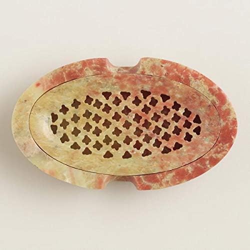 Soapstone Hand Carved Soap Dish Polished and Shiny – Marble Dish Holder