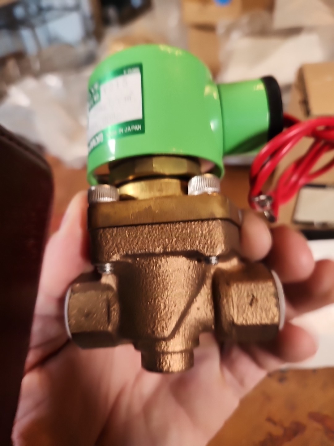 Saginomiya Refrigerant Solenoid REV-1003GFX M.P. 30KGF/CM2