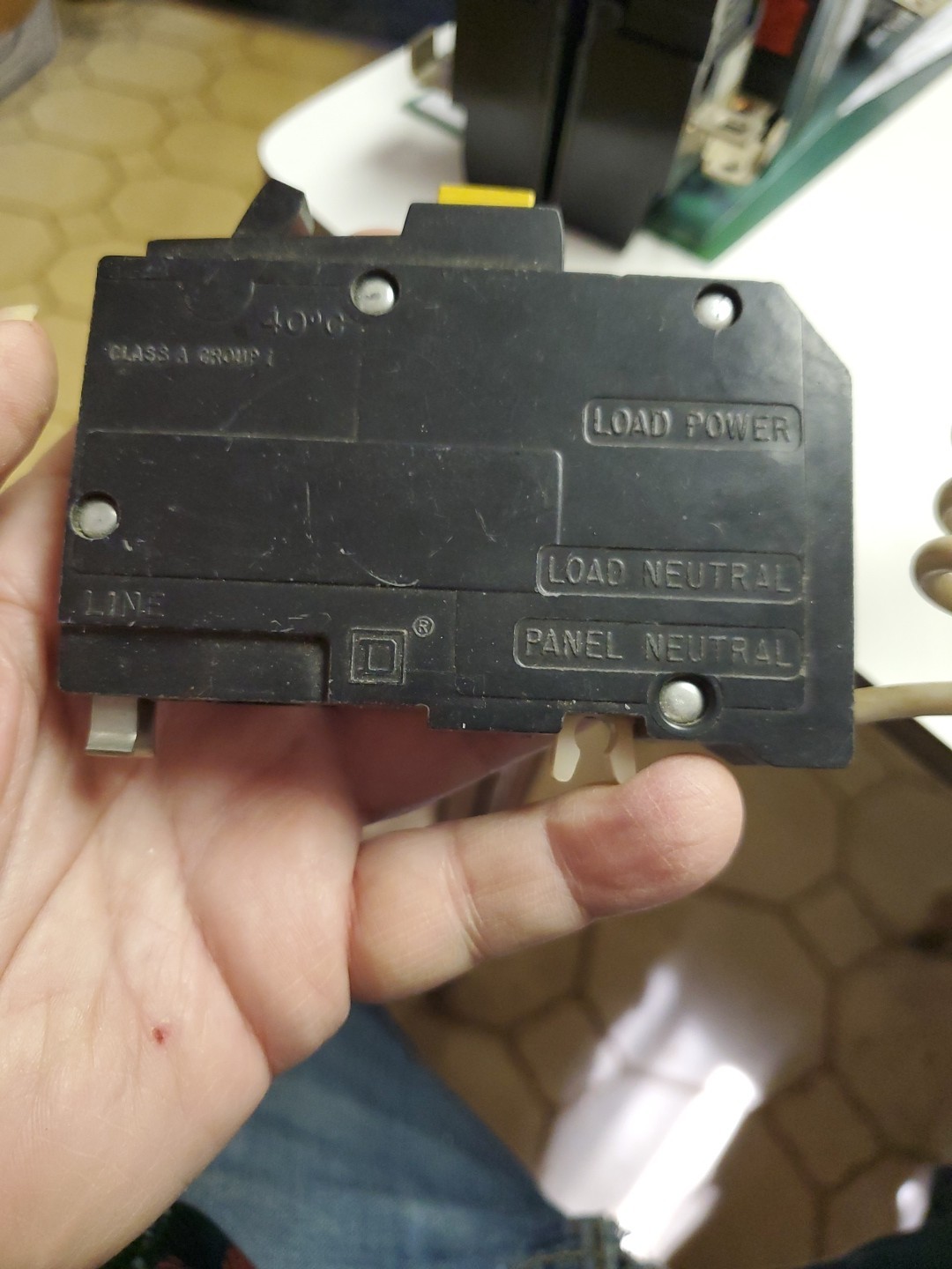 Square D QO130GFI 30 Amp 1 Pole 120V GFI Circuit Breaker