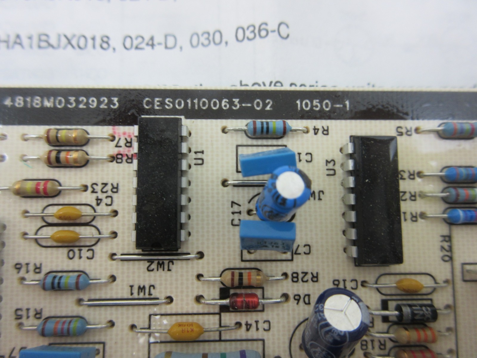 CARRIER BRYANT PAYNE CESO110063-02 HEAT PUMP DEFROST CONTROL BOARD