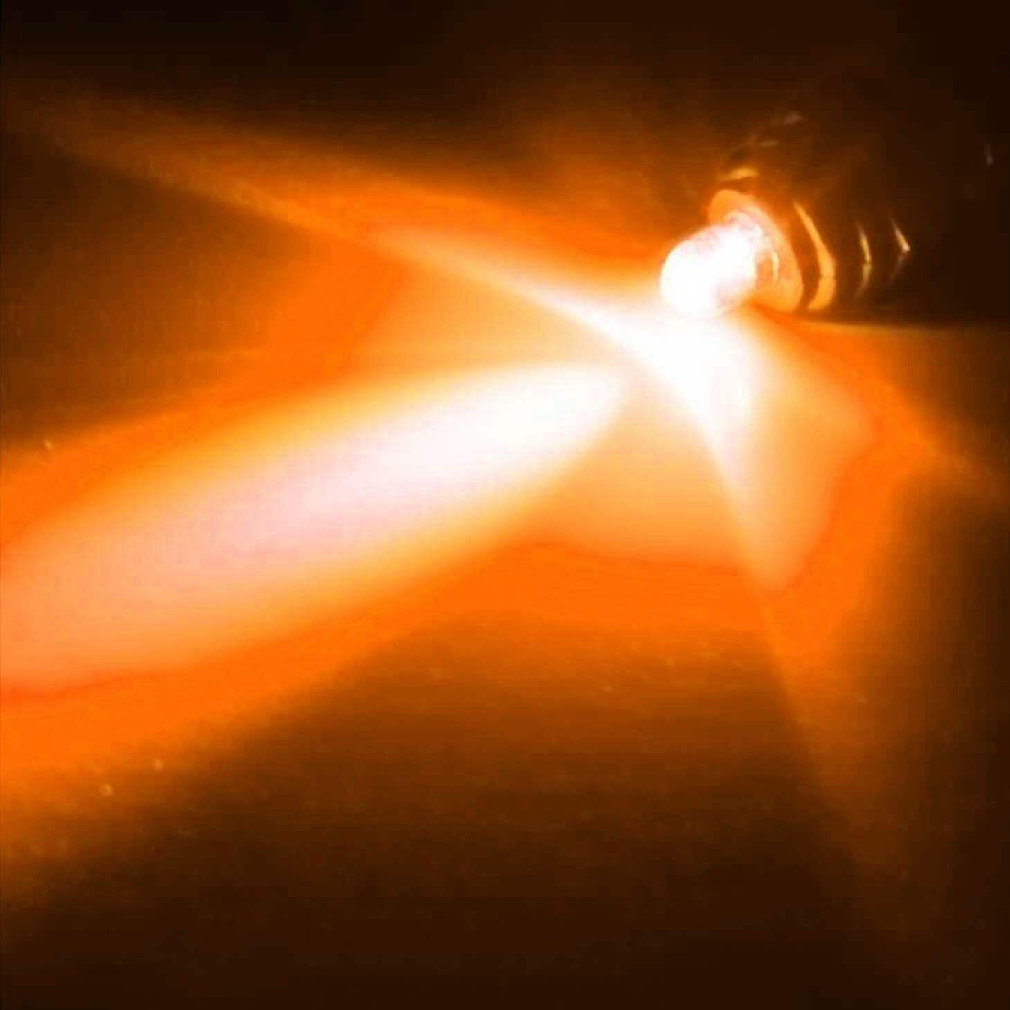 10pcs 5mm Orange LED Lights 1.8-3.4V
