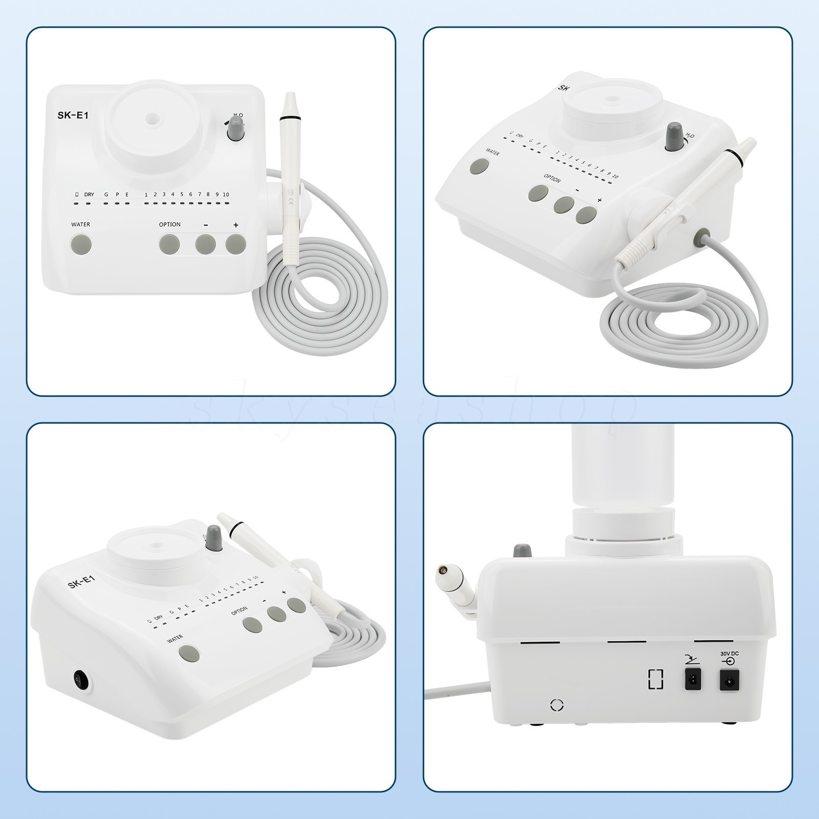 Dental Ultrasonic Scaler & 2 Bottles Fit EMS Cavitron SKYSEA / +Handpiece HW-3H