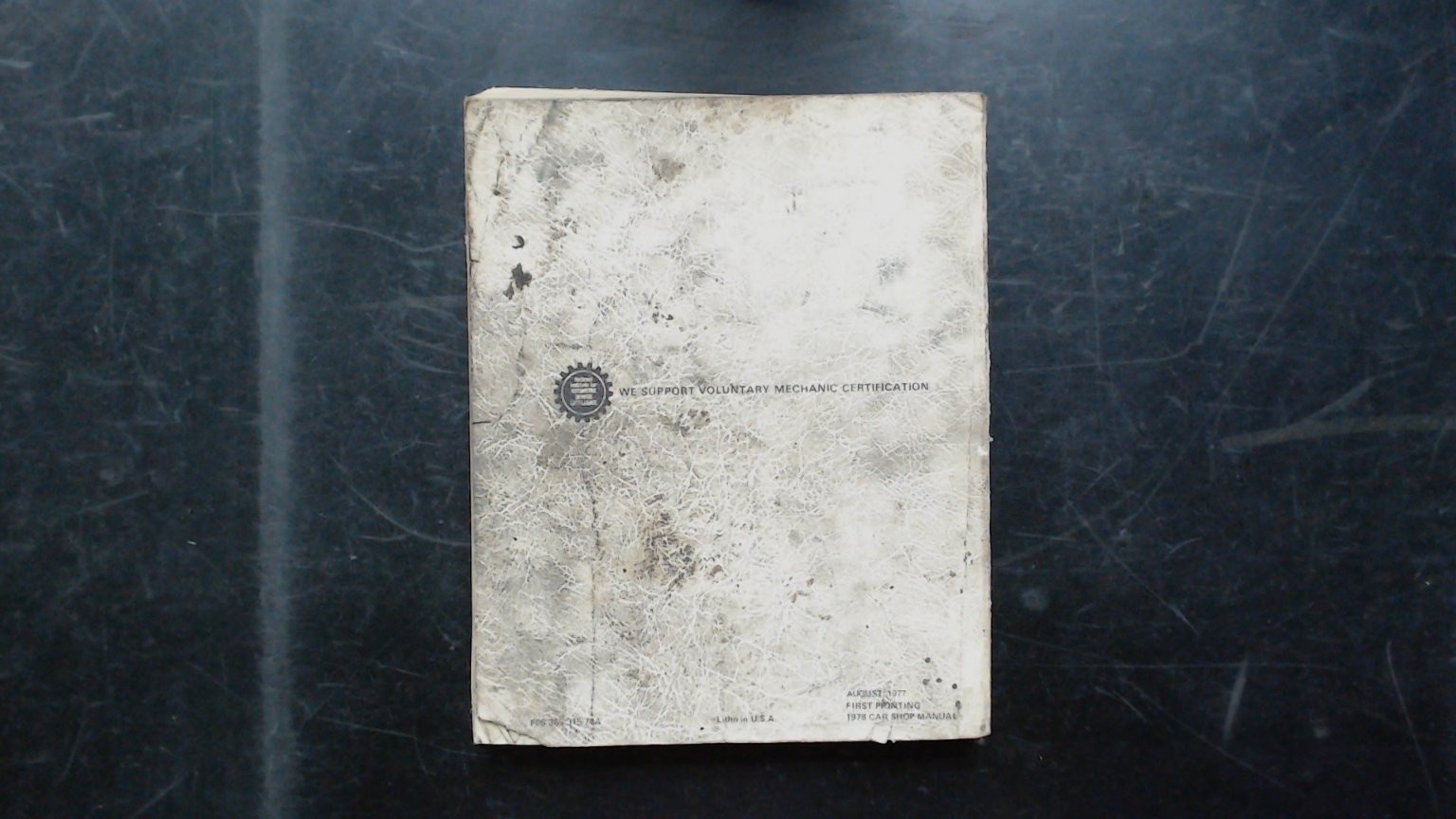 Ford Fiesta Car Shop Manual A/K6357-77 1978 Service Repair OEM Factory
