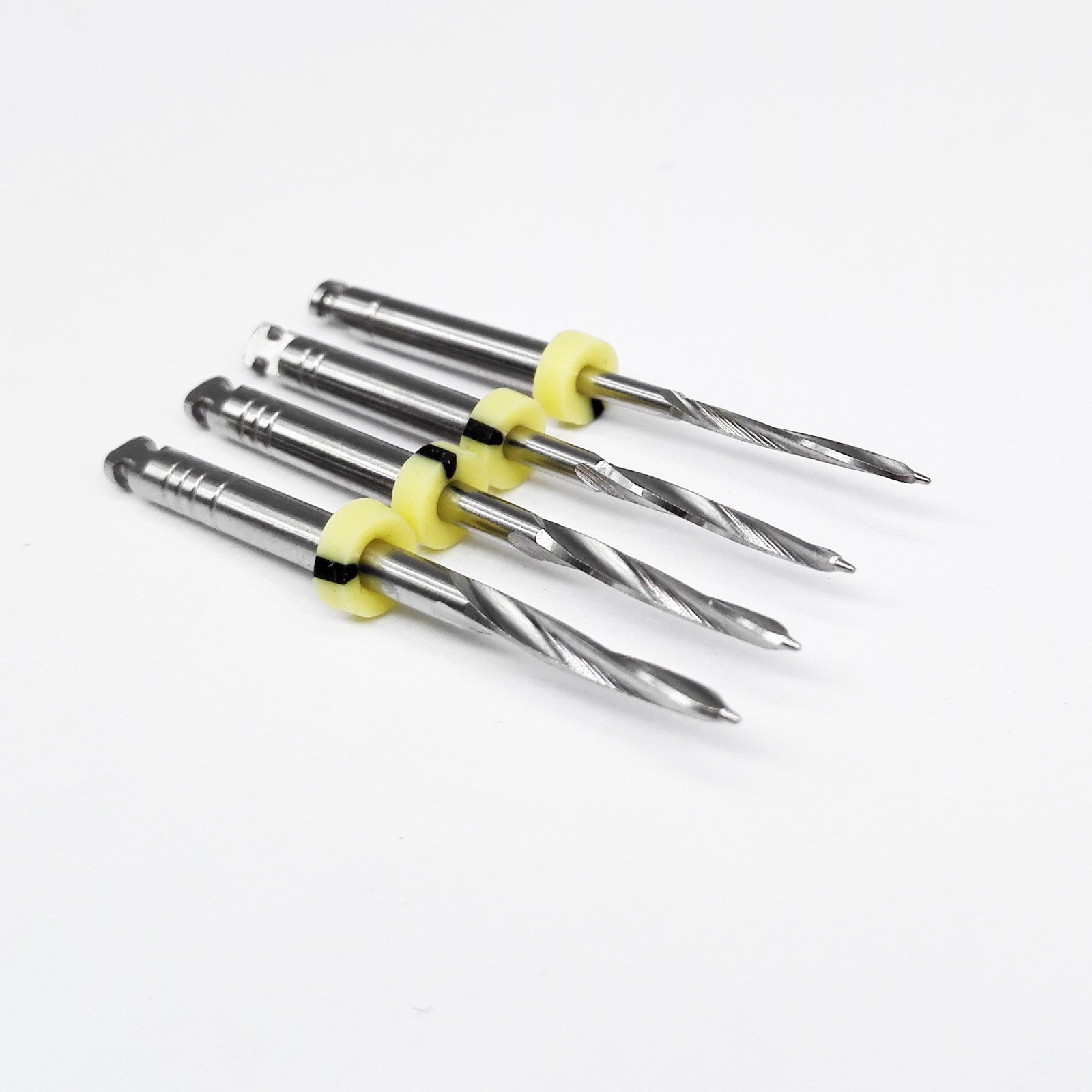 1 Pack Dental Screw Drills For Fiber Post Endodontic Stainless Steel 32mm #1-4