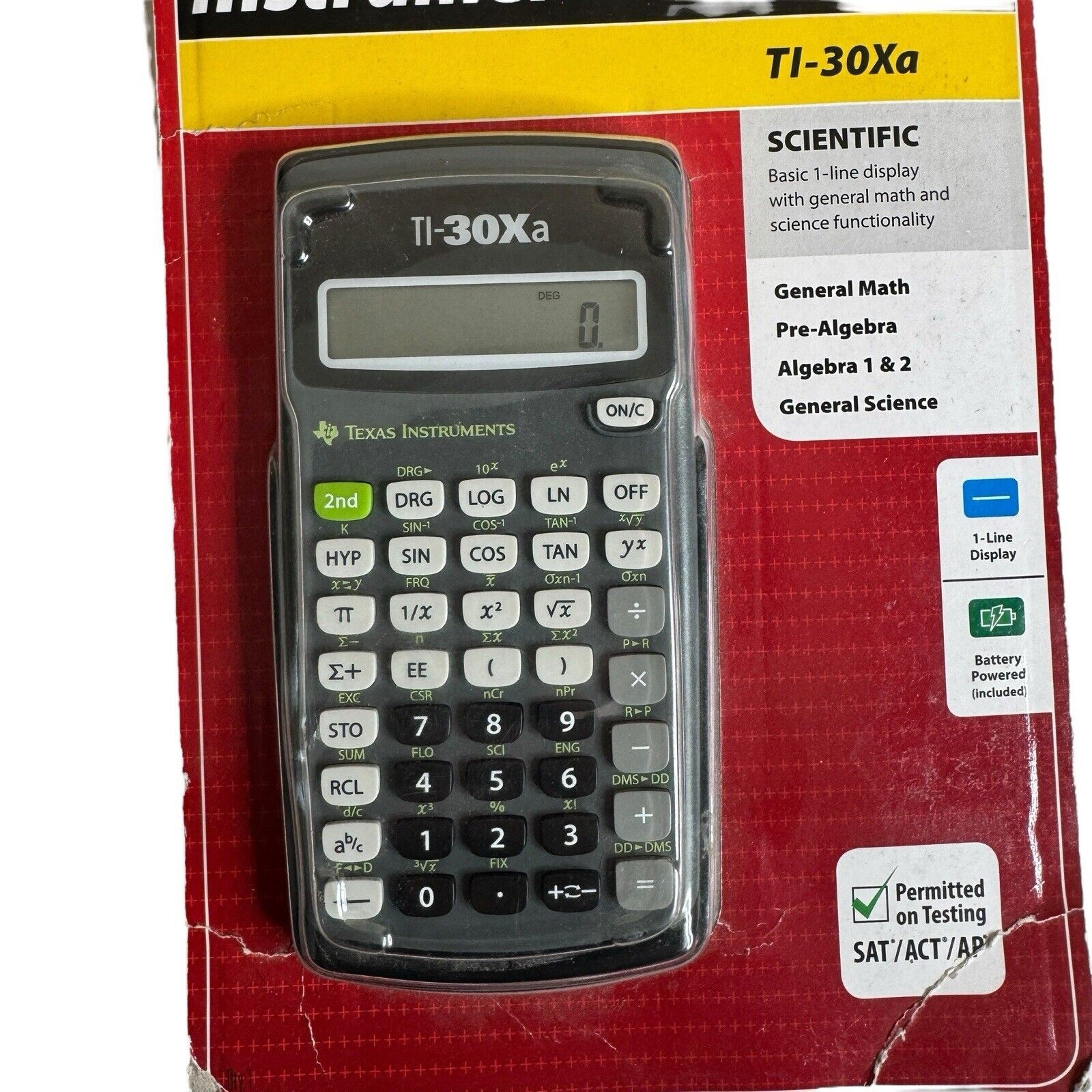 Texas Instruments TI-30Xa Scientific Calculator New In Package Sealed