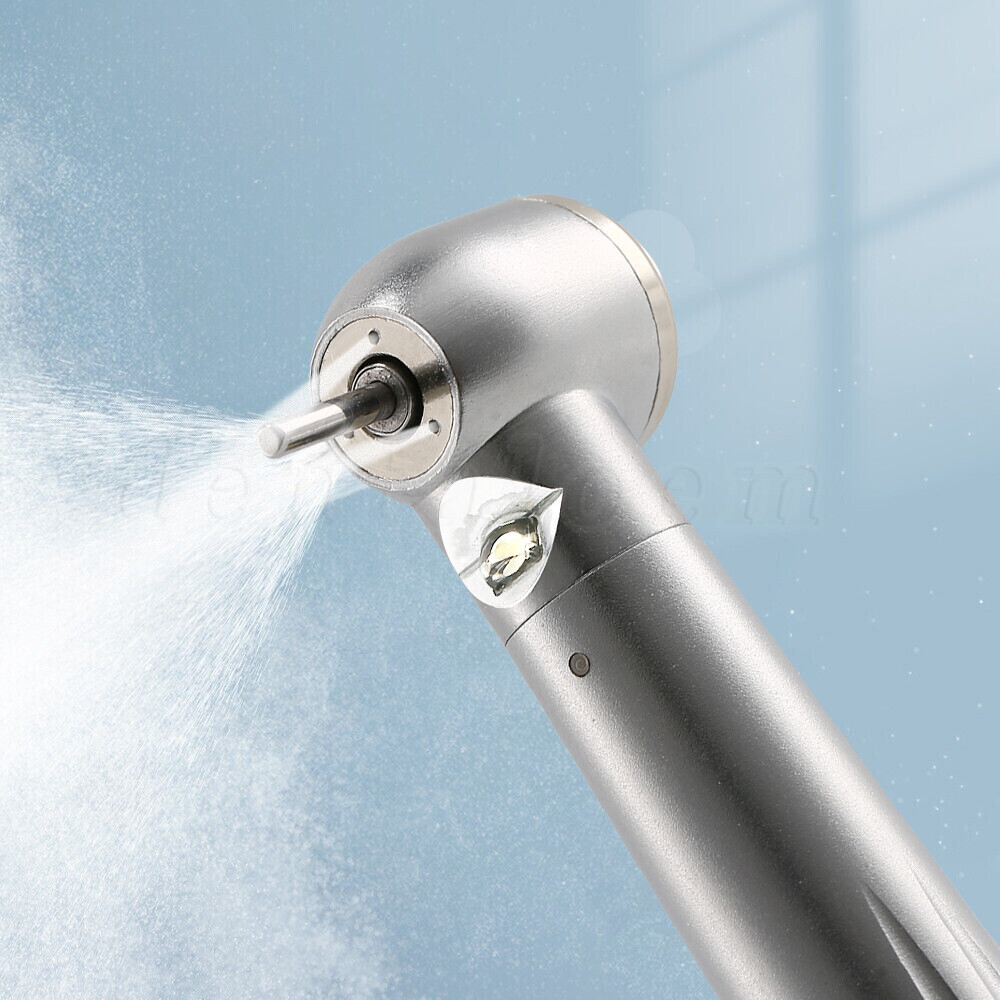 Dental E-generator LED High Speed Torque Head 3 Spray Handpiece 4Hole