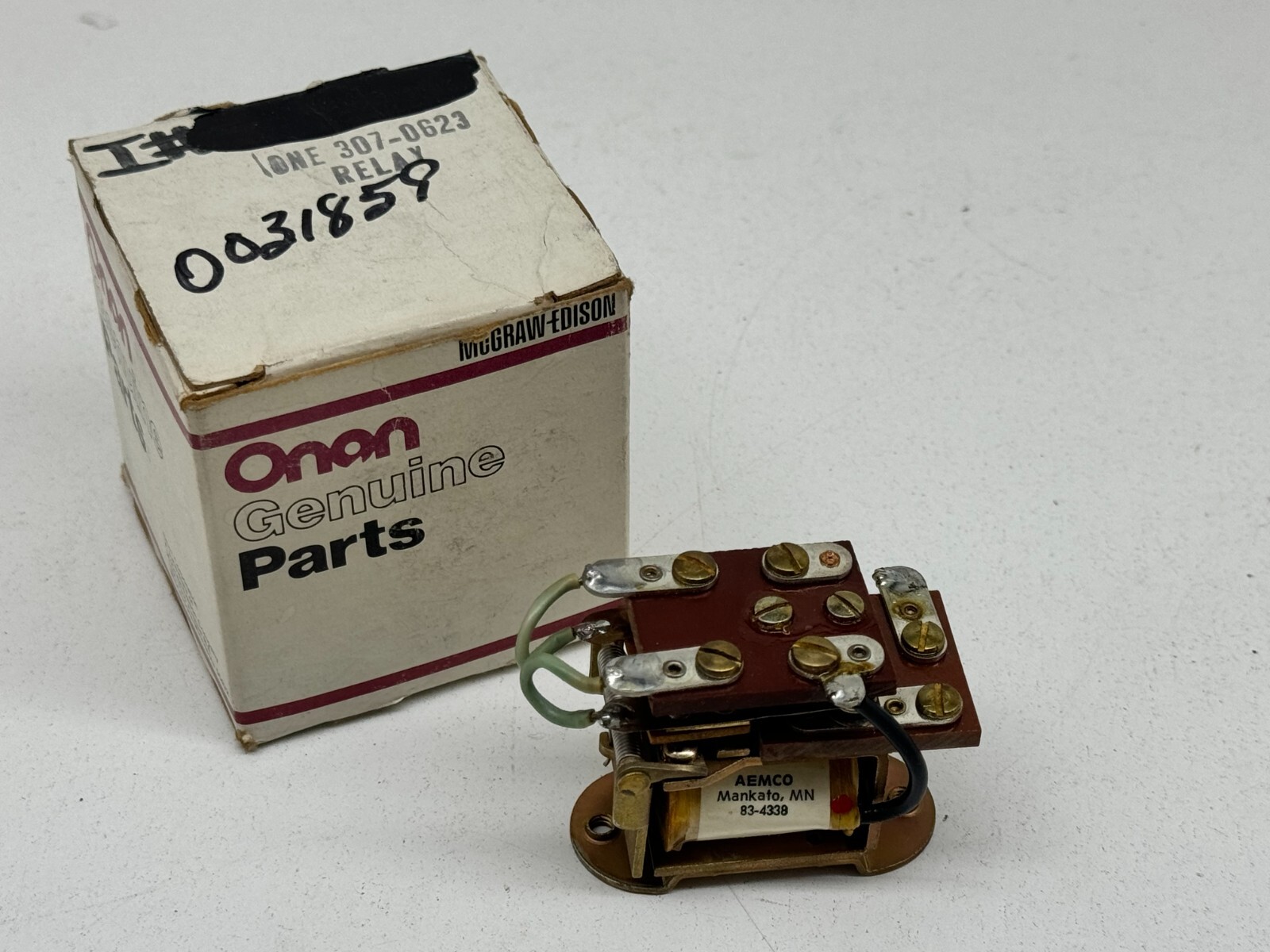Original OEM Onan Part 307-0623 Ignition/Start Disconnect Relay for JB JC