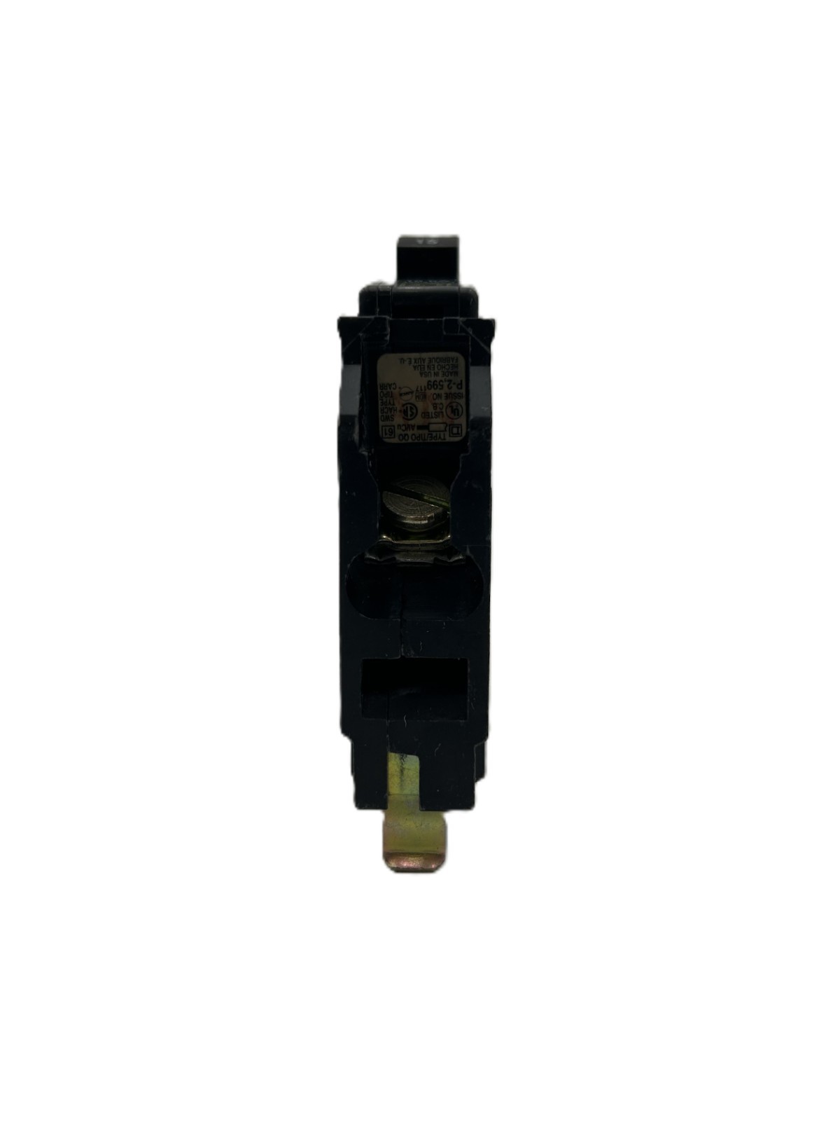 Used Square D QO115 Circuit Breaker 15A 1-Pole 120/240VAC – Lot of 10