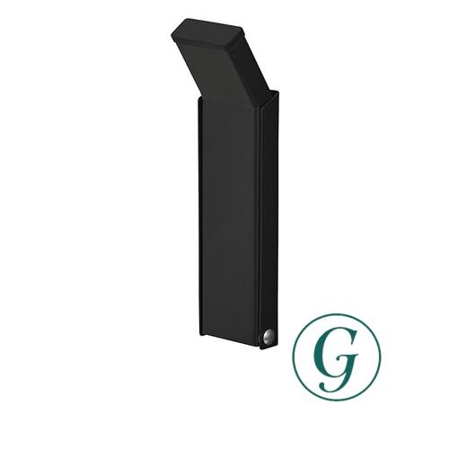 Yamazaki Magnetic Folding Door Stopper Black Approx. W4.5 x D7 x H28cm (When in
