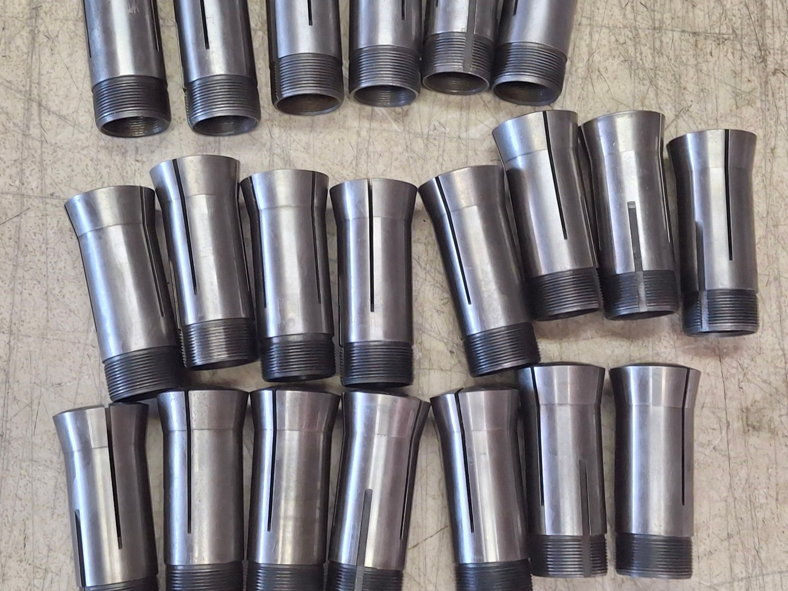 Hardinge 21 Piece 5C 5C-EN1 5C-EN2 Lathe Collet Set Lot