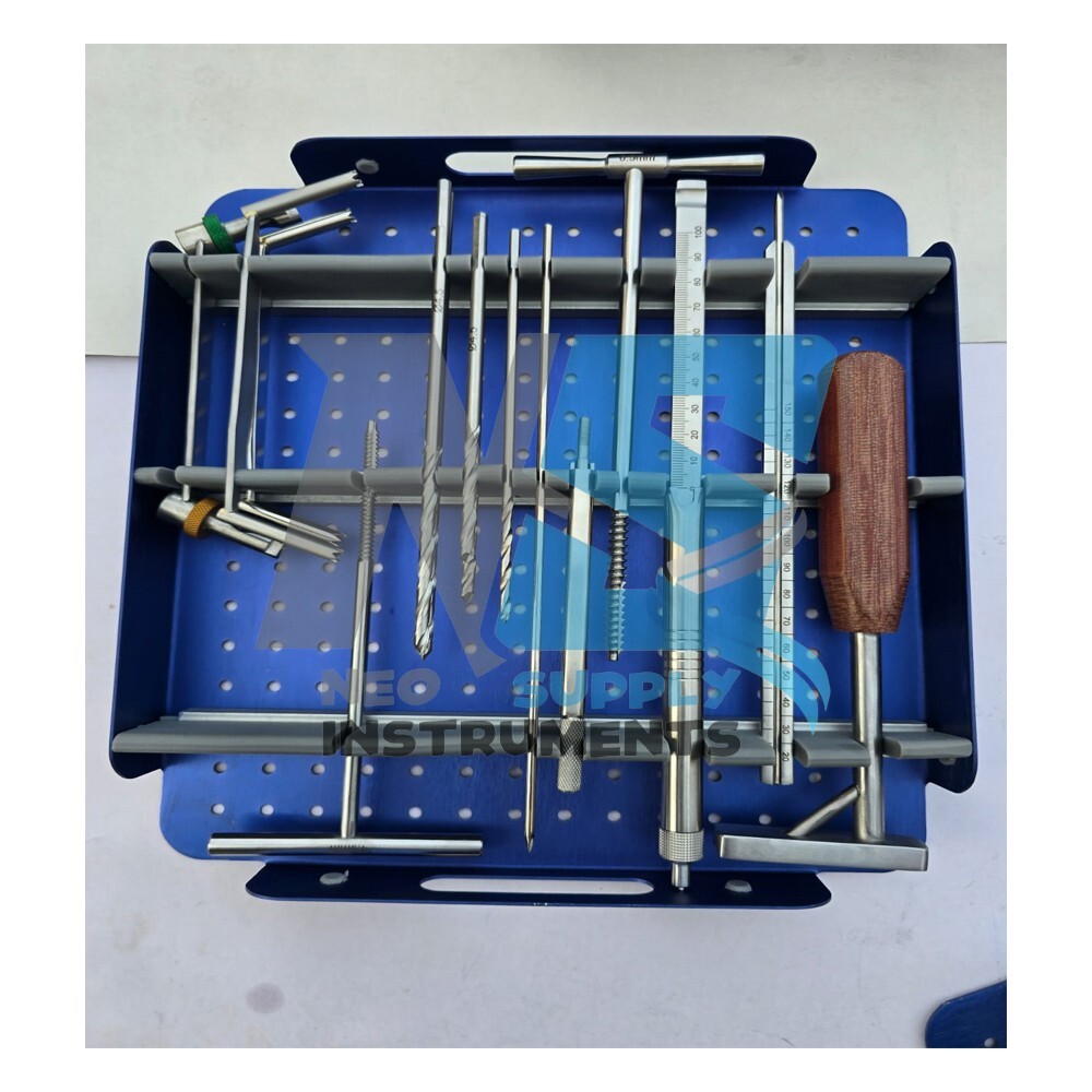 DHS DCS Complete Set Stainless Steel Orthopedic Instruments