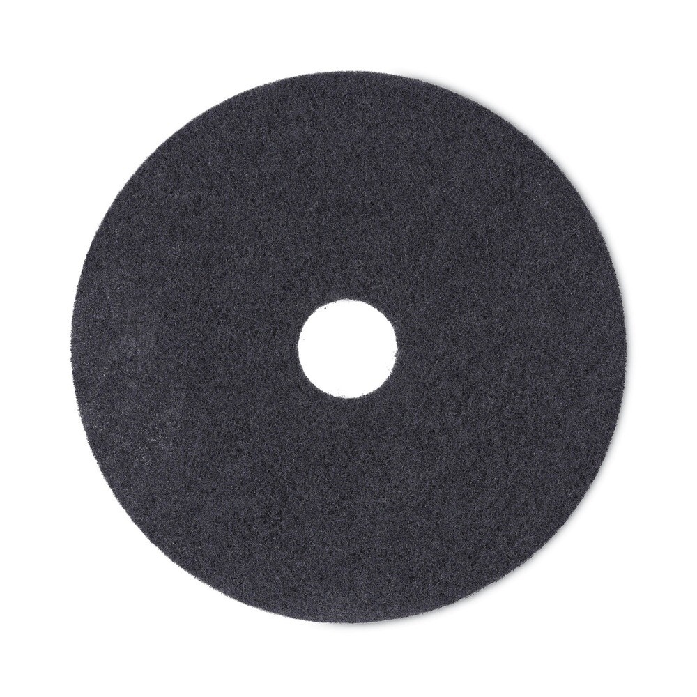 Boardwalk 4018BLA 18 in. Diameter Stripping Floor Pads – Black (5/Carton) New