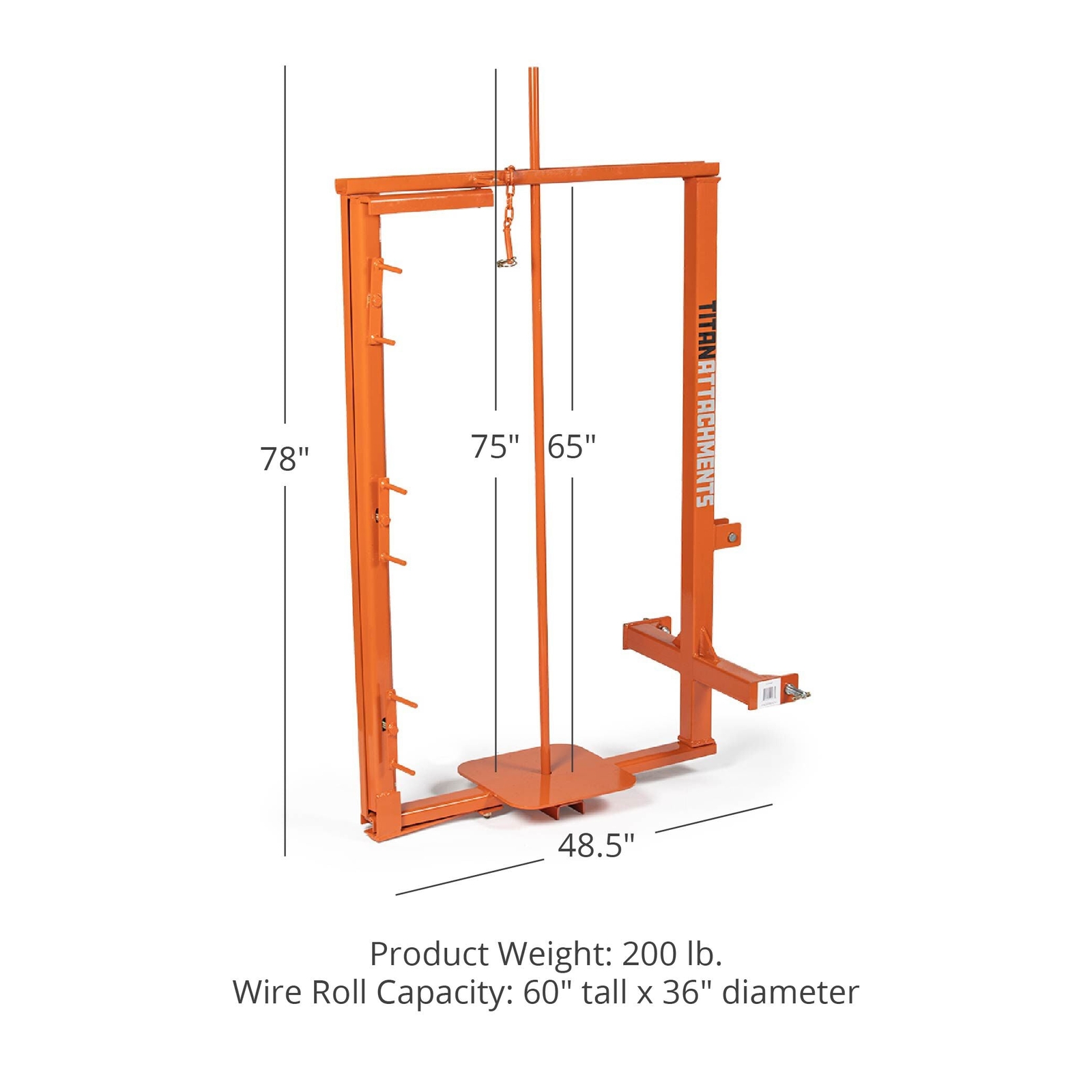 Titan Attachments 3 Point Fence Stretcher and Unroller Heavy Wire Fencing
