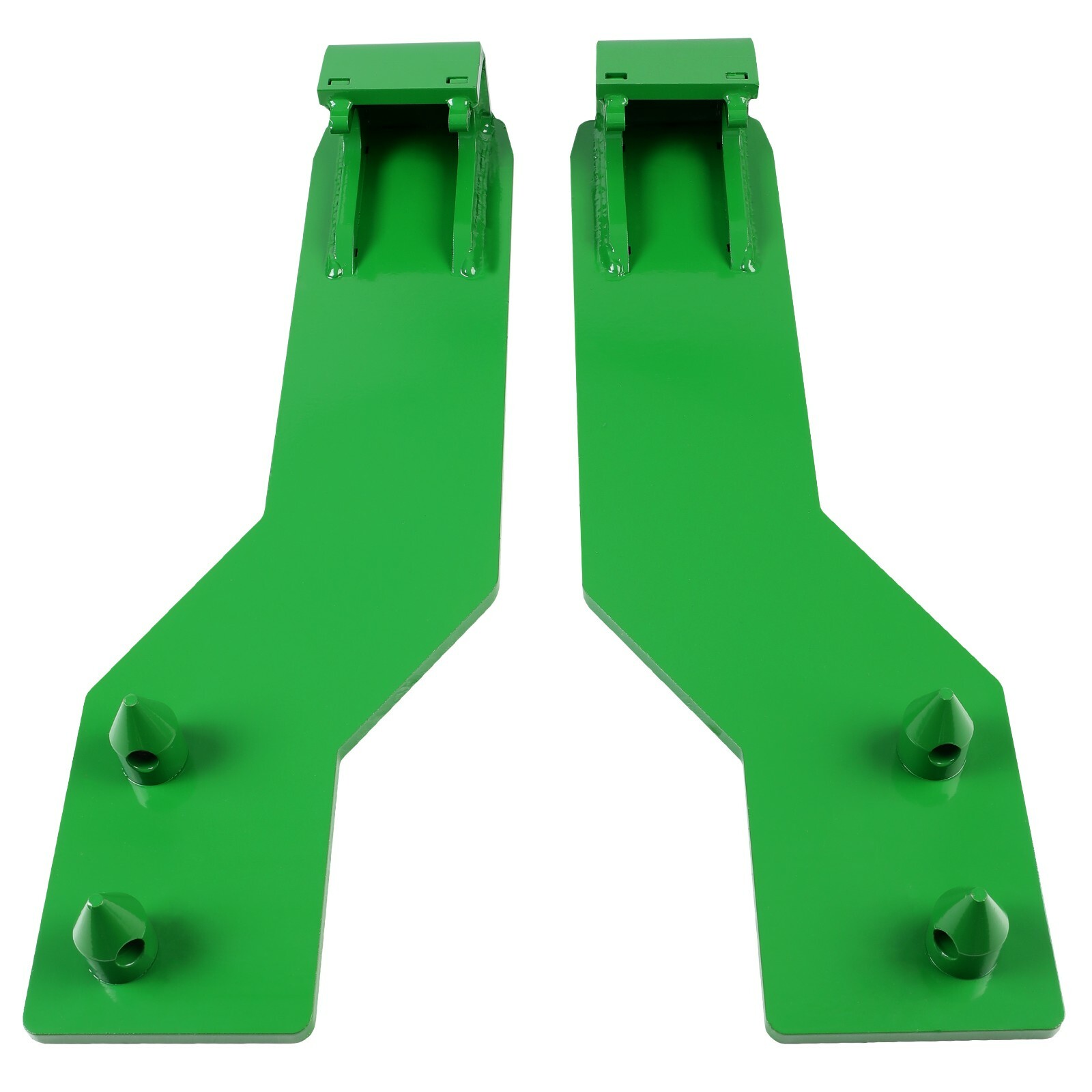 For John Deere Quick Tach Bracket Tractor Loader Brackets Weld On Mounting Set
