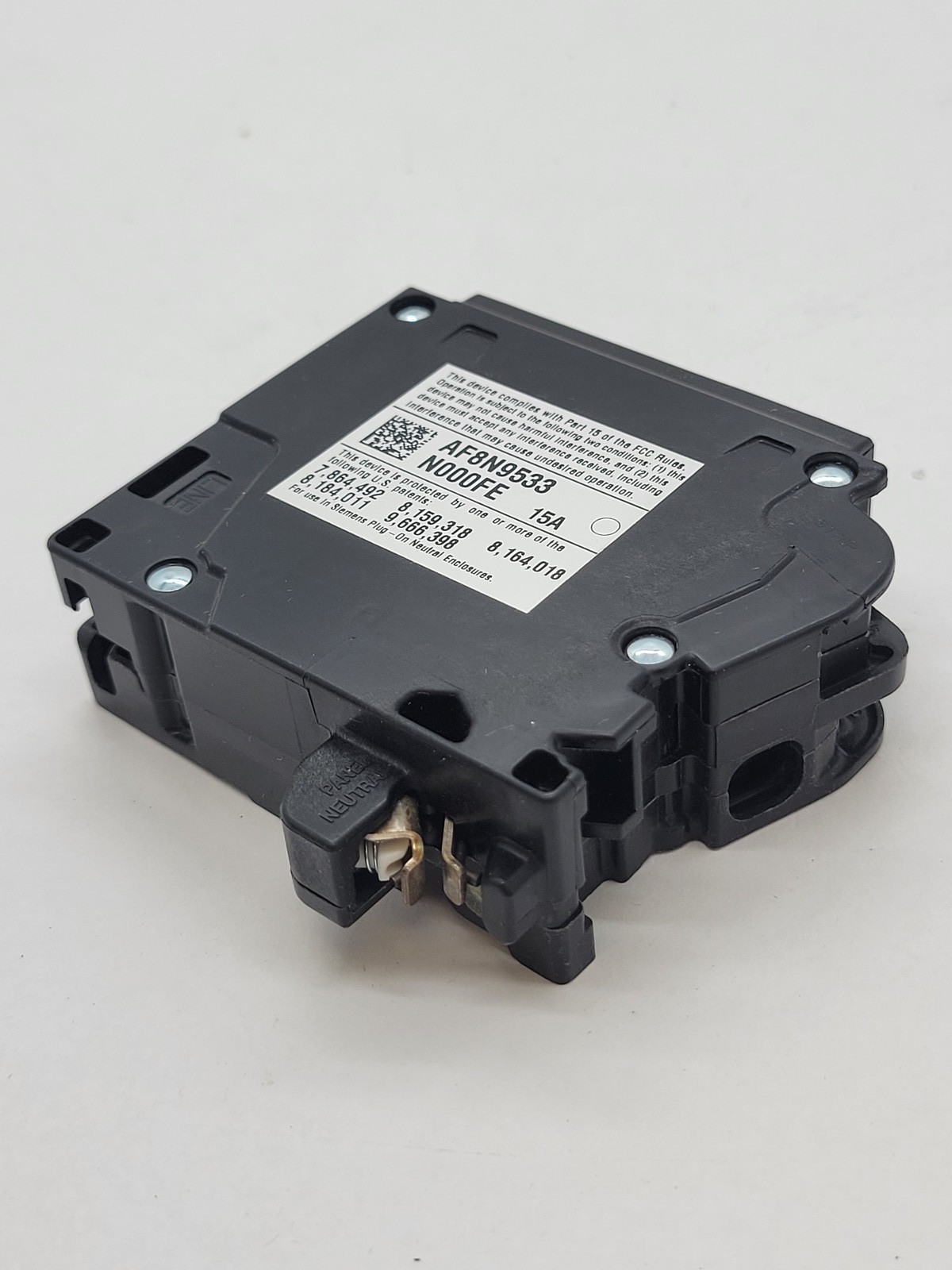 10PC Siemens QA115AFCN Plug-In Circuit Breaker 15A 1P 120V 10KA QAF2N CAFCI