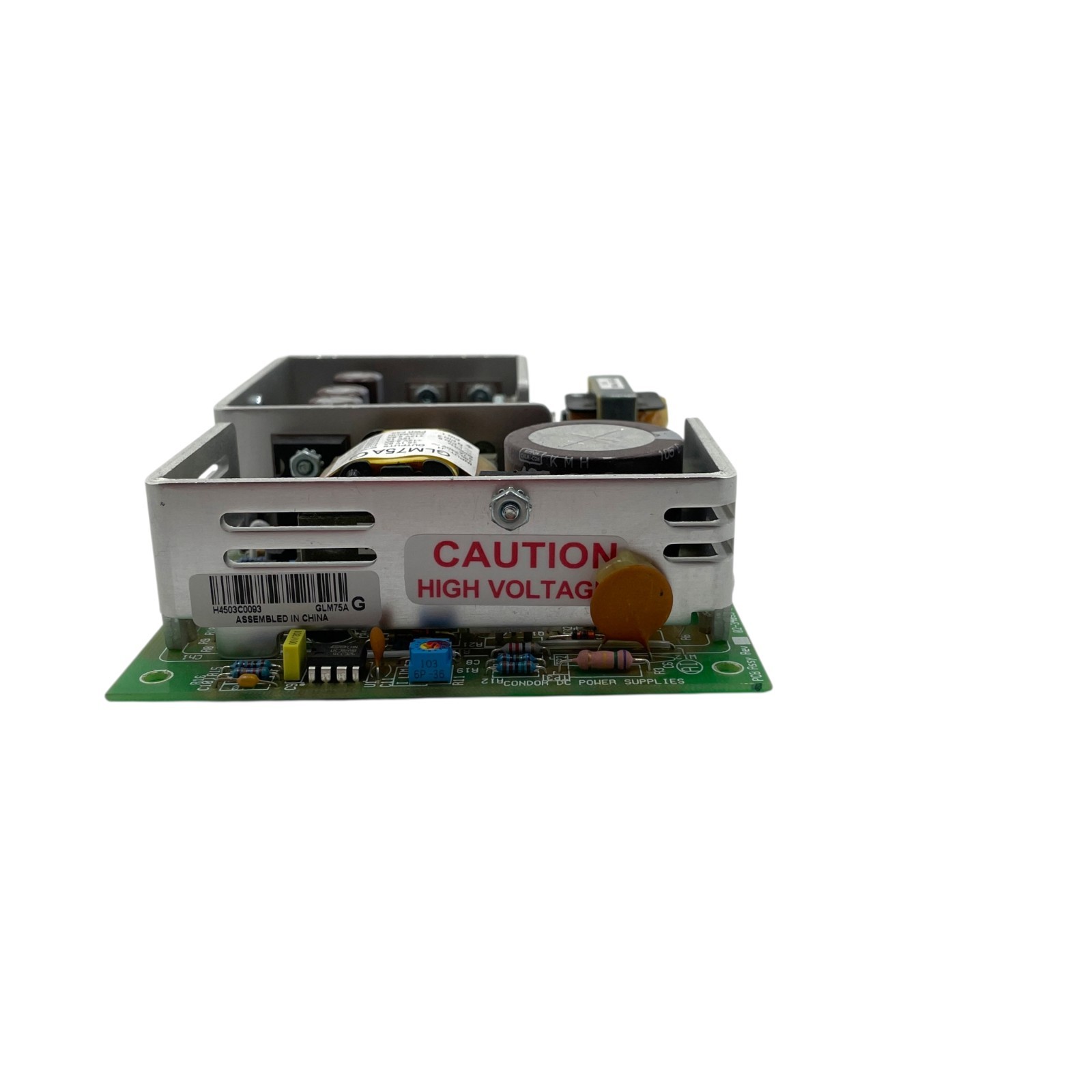 Condor GLM75AG 75W Medical Power Supply 02-34053-0071 Rev C Assembled