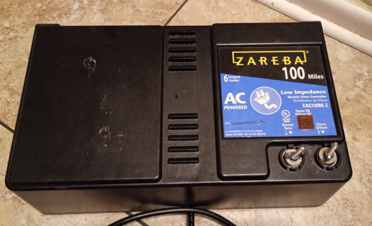 ZAREBA 100 MILES Electric fence electrical EAC100M-Z 6 JOULES
