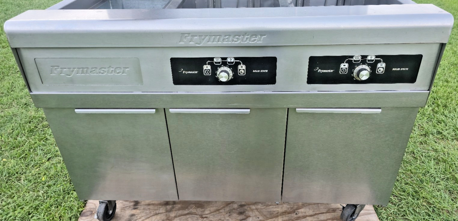 Frymaster Double Electric Fryer Model#: FMRE214SD, 208V 3φ Filtration Xtra Clean