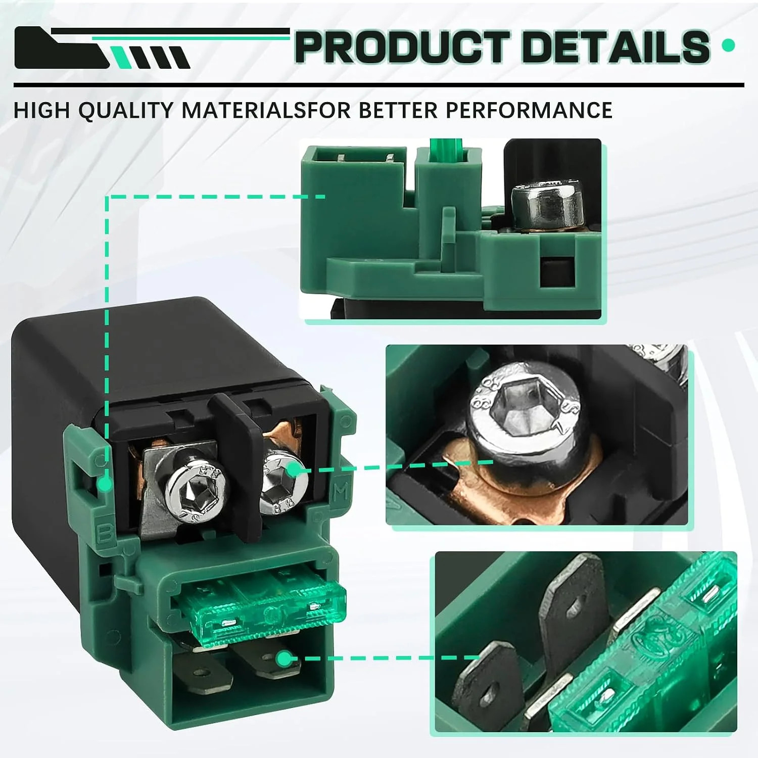 Starter Solenoid Relay Part for Honda Shadow 750 1300 VT750 1100 VTX 1100 CB500