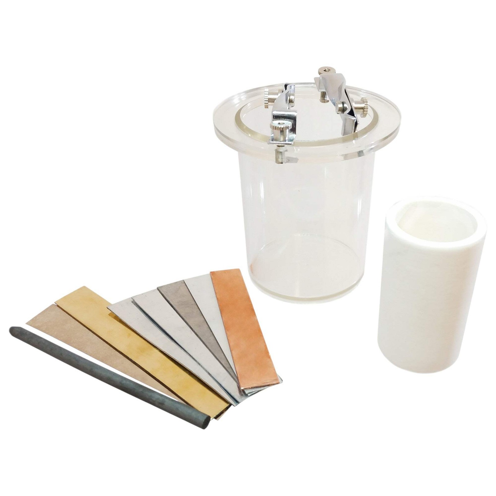 Voltaic Cell, with 8 Electrodes and Porous Cup