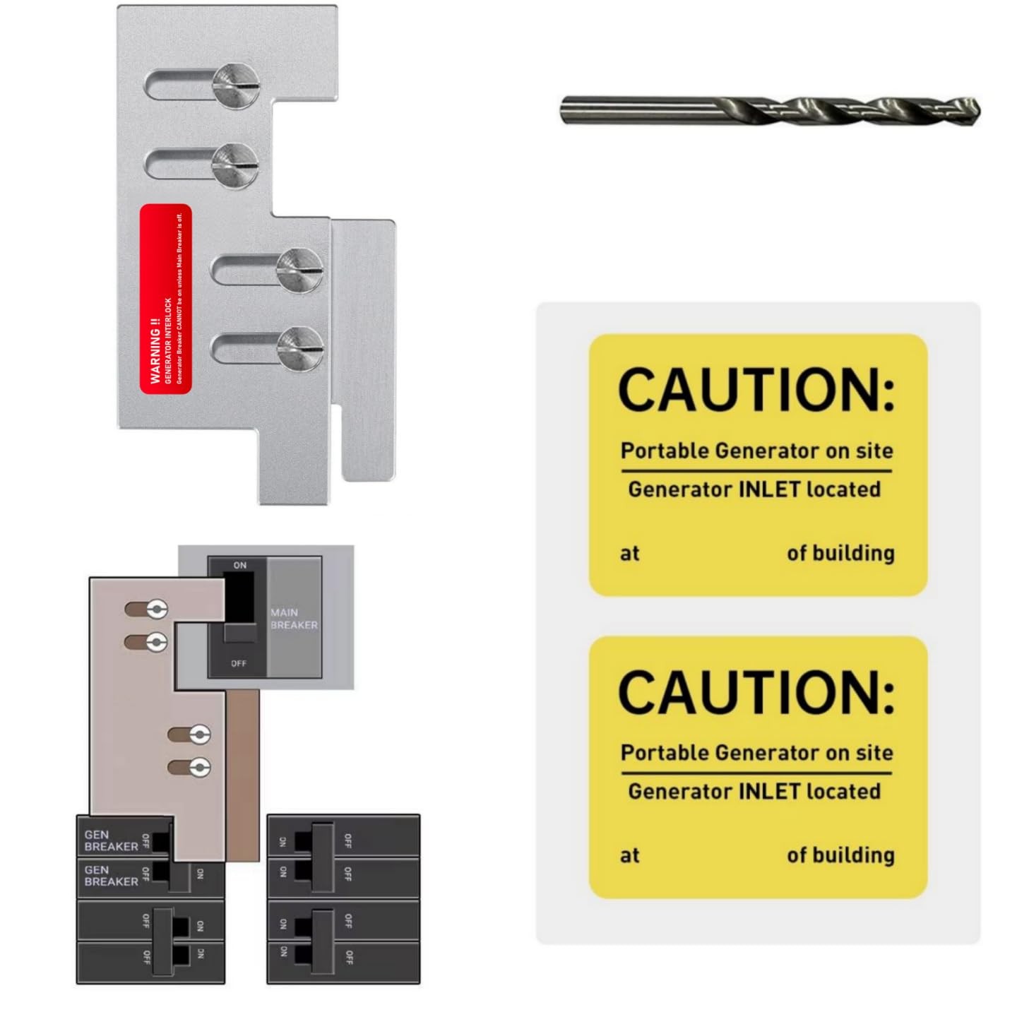 Generator Interlock Kit Compatible with Eaton Cutler Hammer Vertical Throw 15…