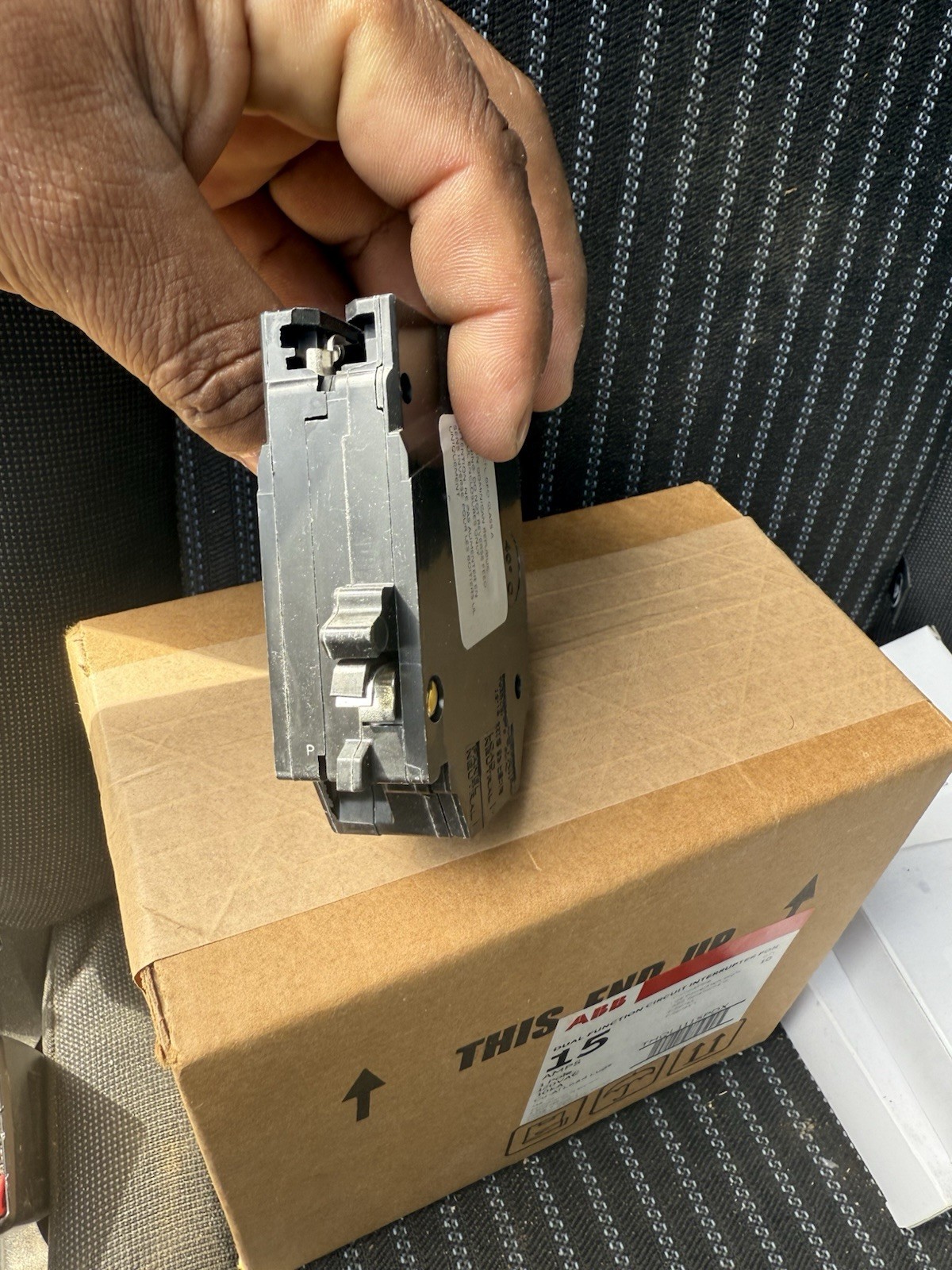 10PCS ABB THQL1115PDF Dual Function Circuit Breaker 15A 1-Pole AFCI GFCI GE
