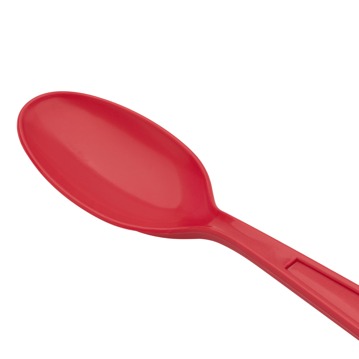 Karat PP Plastic Extra Heavy Weight Tea Spoons – Red – 1,000 ct, U2033 (Red)