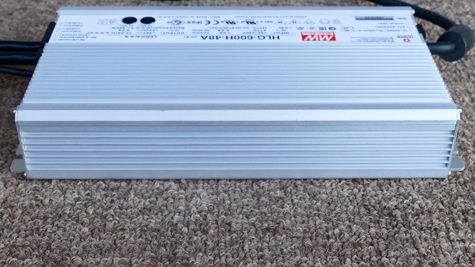 Mean Well HLG-600H-48A power supply 600w 48V 12.5A LED Lumascape LSLED600W-48V09