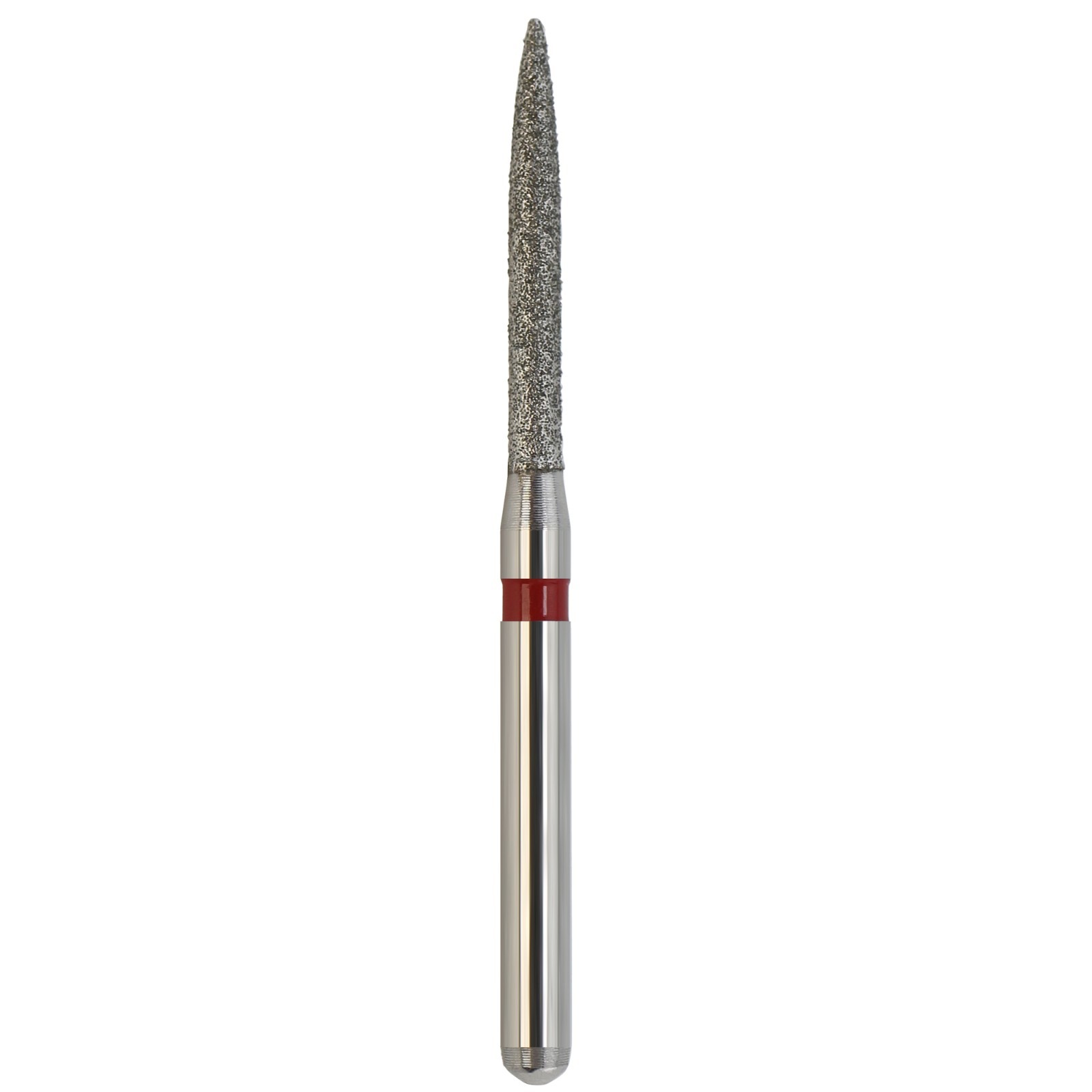 Dental Fine Flame Diamond Burs 863/012F Bur Red FG High Speed Friction Grip Burr