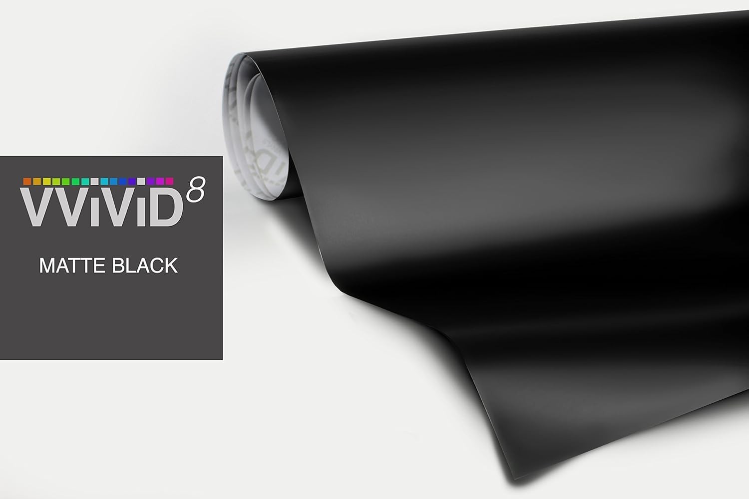 Matte Black Vinyl Wrap Adhesive Decal Film 1ft x 2ft Air Release Vinyl Wrap
