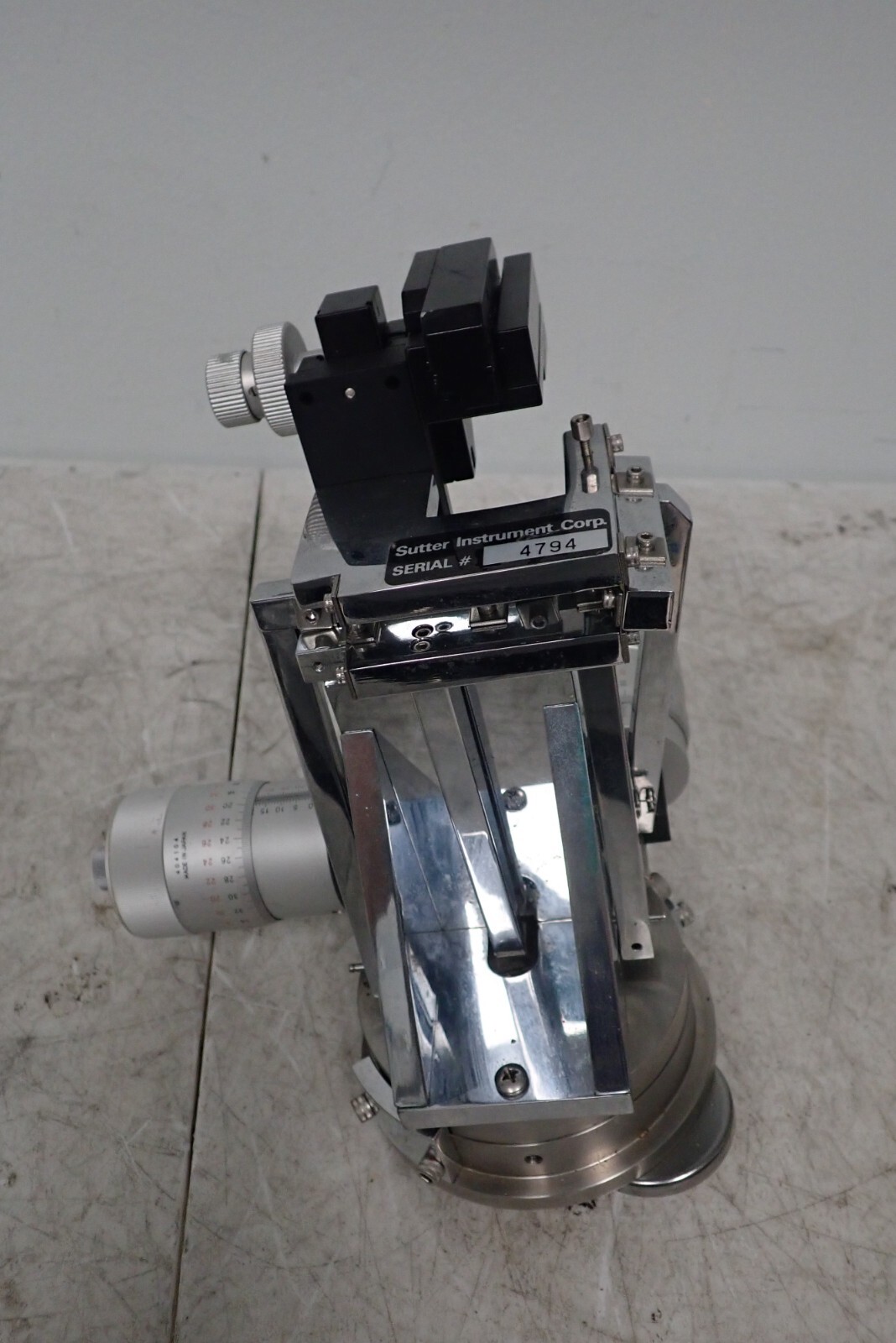 Sutter Instruments Micromanipulator on Rotating Base
