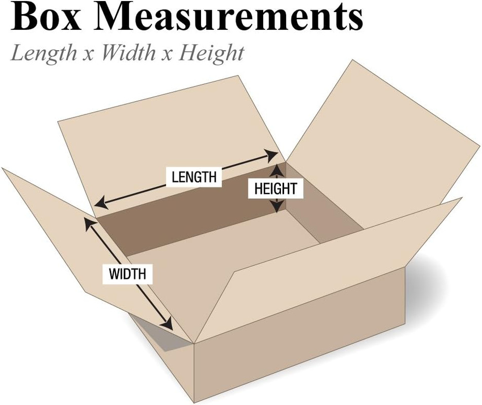 13 X 13 X 4 Corrugated Cardboard Boxes, Flat 13″L X 13″W X 4″H, Pack of 25 | Shi