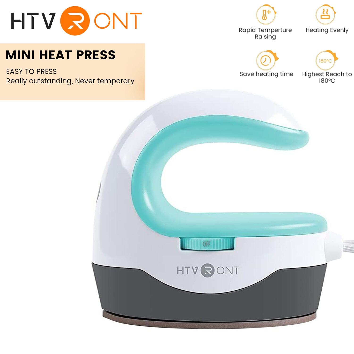 Mini Heat Press Machine,Small Heat Press Portable Iron Press Machine for T Shirt