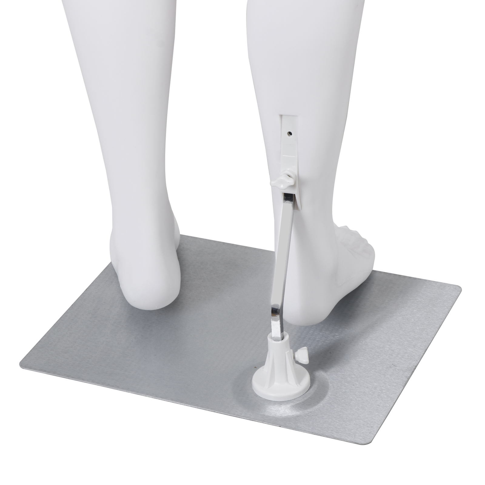 Male Mannequin Dress Form 73″ Adjustable Stand w/Base White Mannequin Full Body
