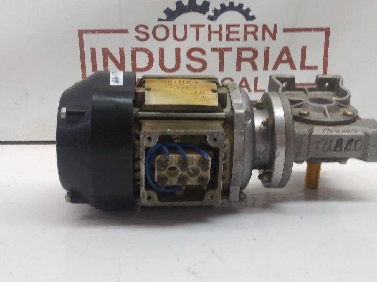 Bonfiglioli Riduttori Gear Motor 0.12HP 3PH 1350/1660RPM