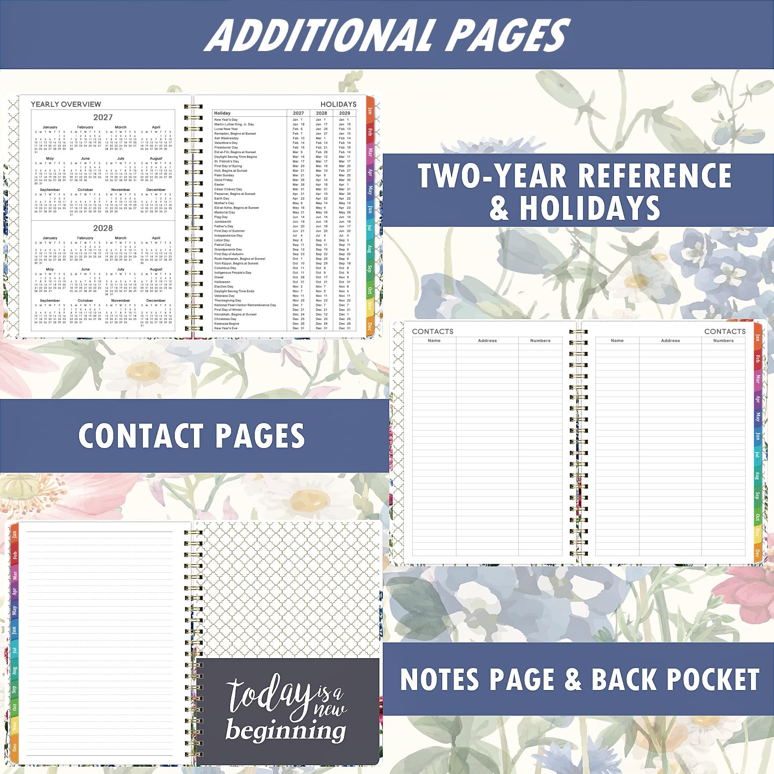 2027 Planner – 2027 Planner Weekly and Monthly, Jan 2027 – Dec 2027,2027 Cale…