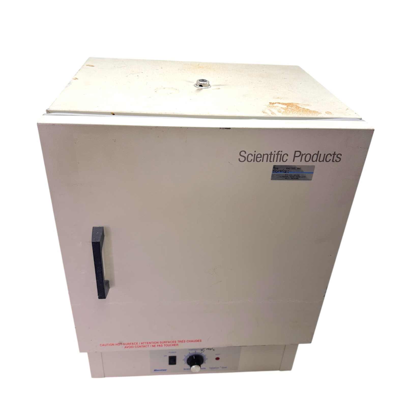 Baxter Scientific Products TempCon Lab Oven Benchtop 3-Shelf