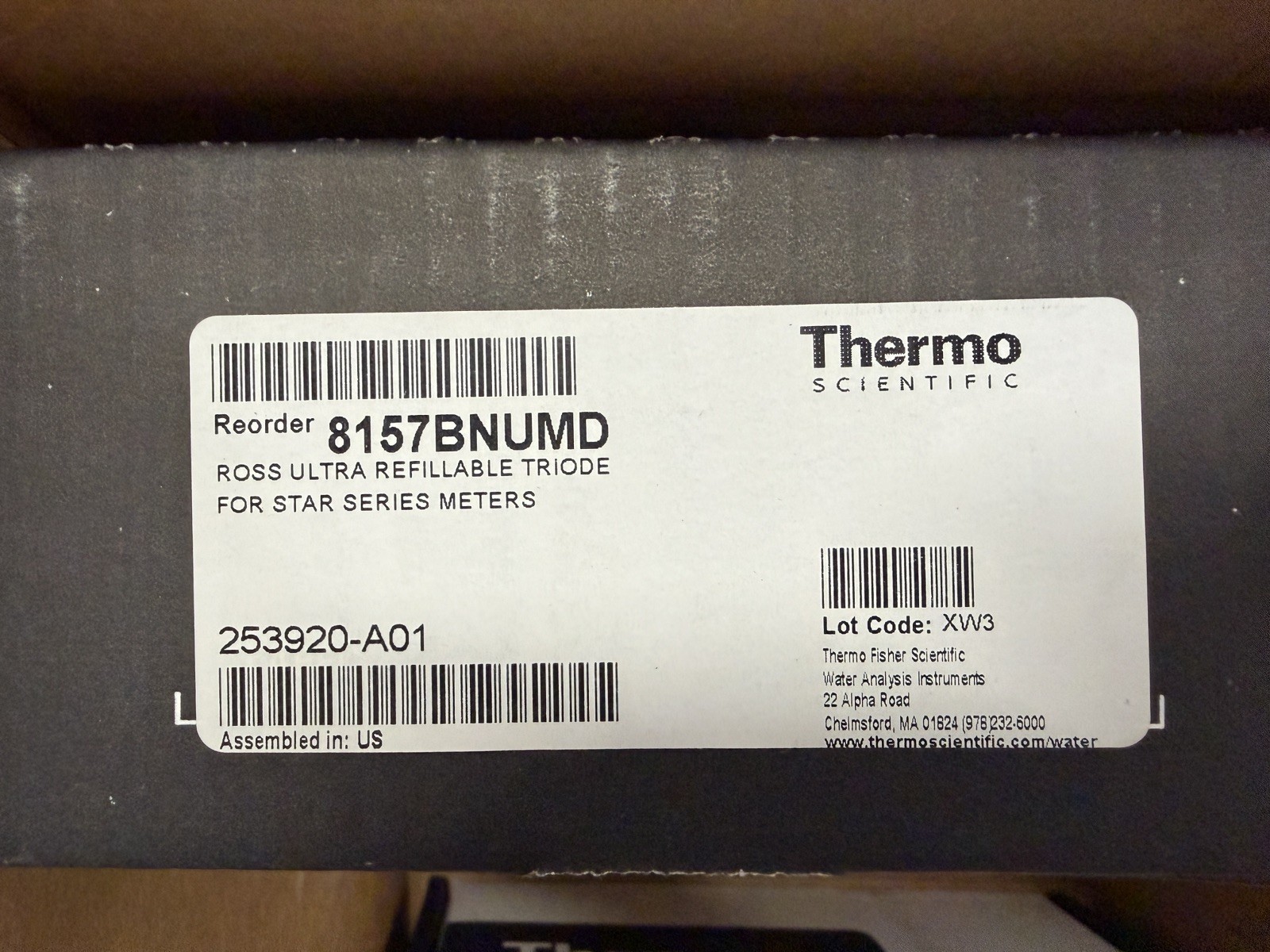 Thermo Orion Star A215 pH Meter W/8157BNUMD pH/Triode Probe 013005MD ELECTRODE