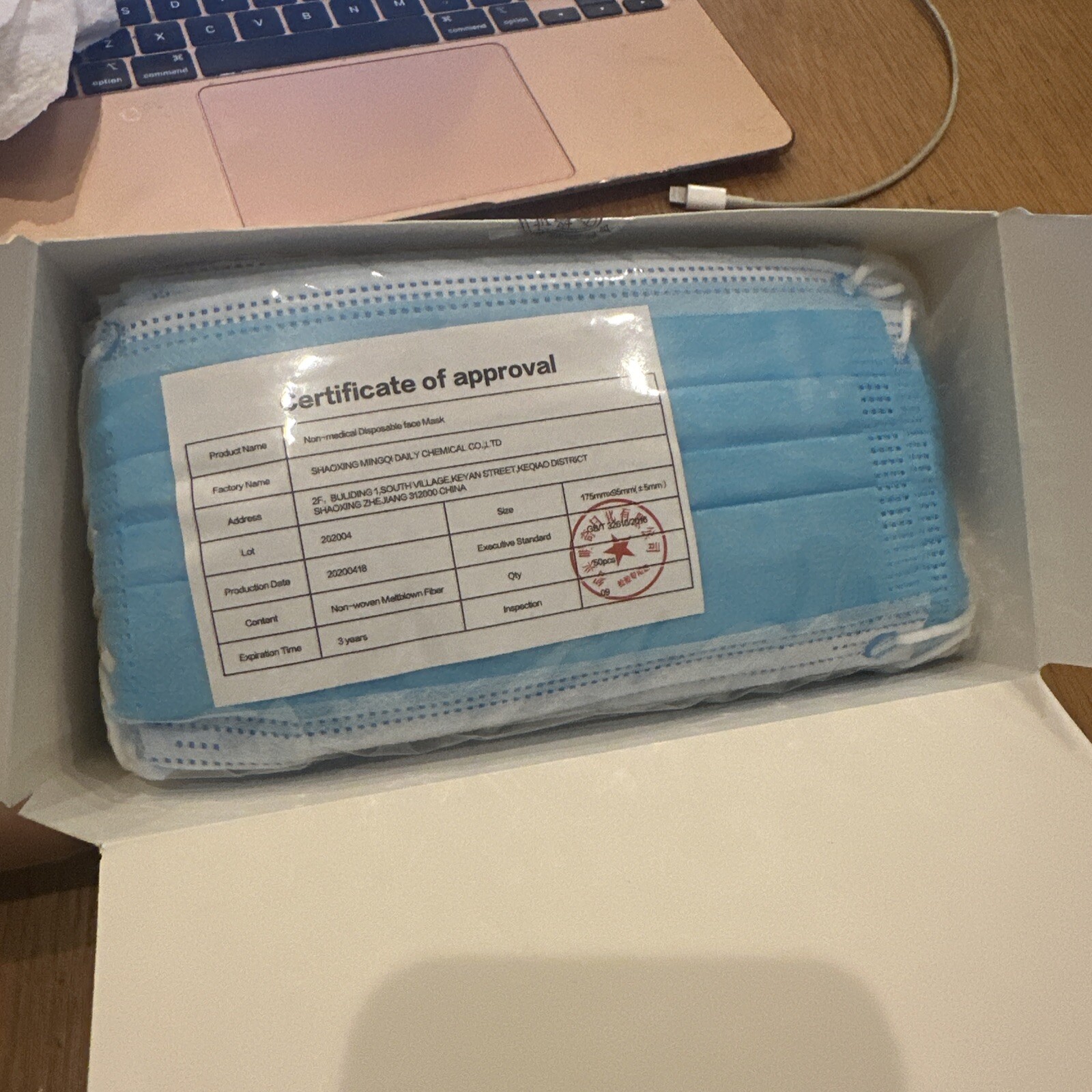 1000 Pcs Protective Face Mask Disposable Masks Lab Supplies Medical Dental