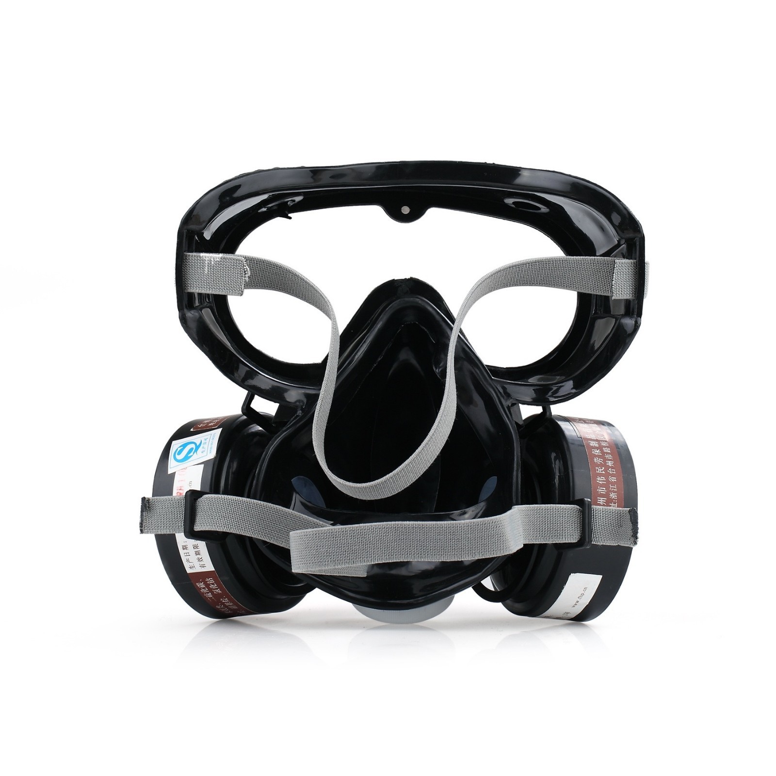 Emergency Survival Safety Respiratory Gas Mask Goggles Dual Protection Filter