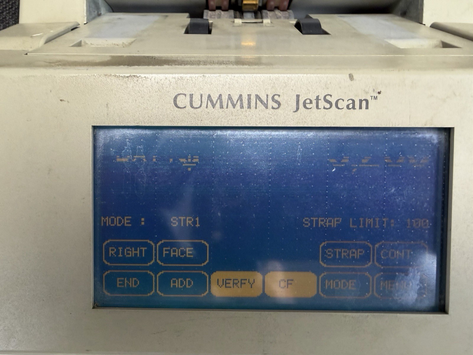 Cummins JetScan 4099 Dual Pocket Currency Counter 409-9909-00 *Parts/Repair*